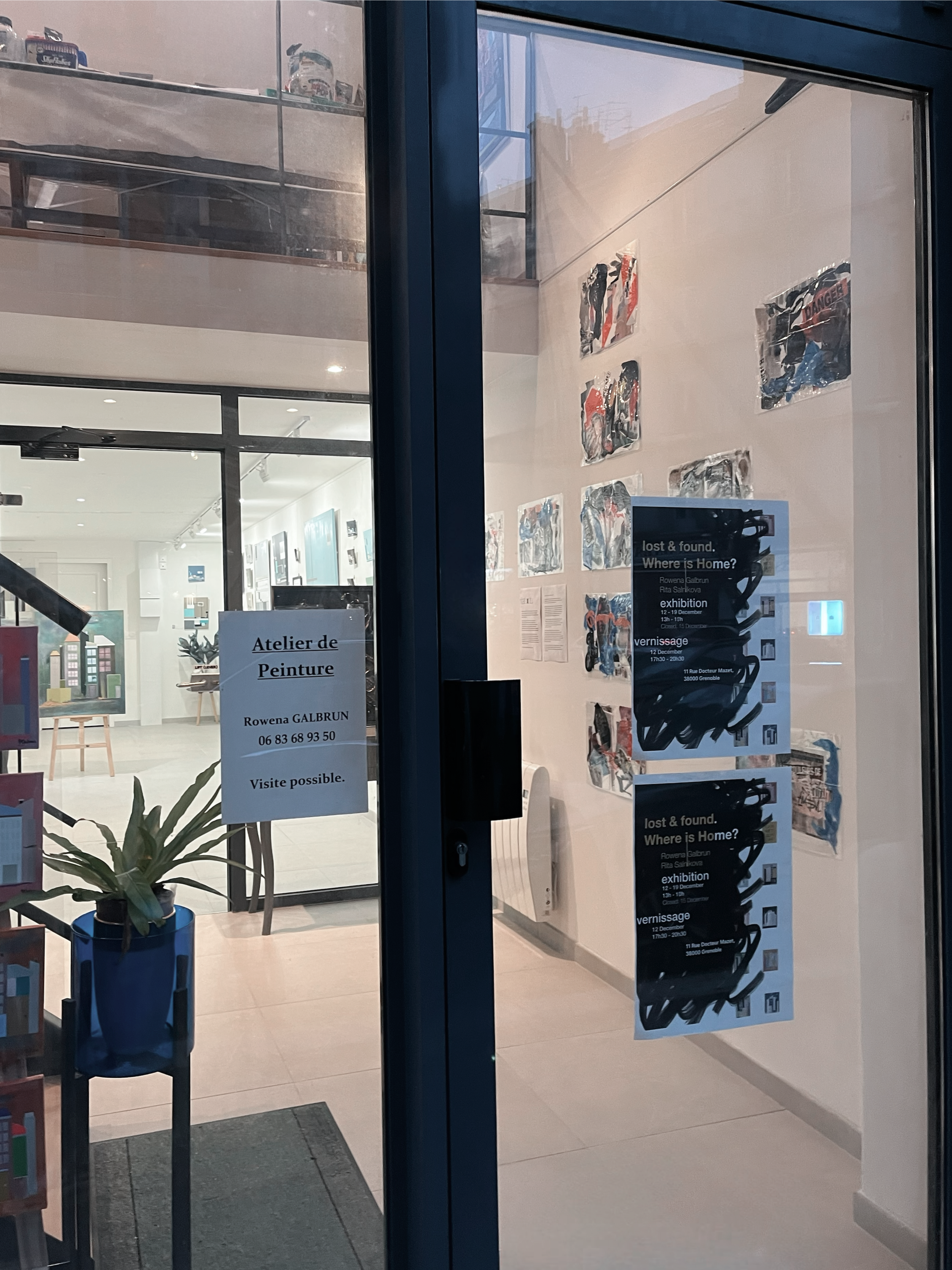 Lost & found. Where is Home? exhibition of Rita Salnikova&Rowena Galbrun. Rita Salnikova — Collage Artist and Visual Creator in Grenoble France