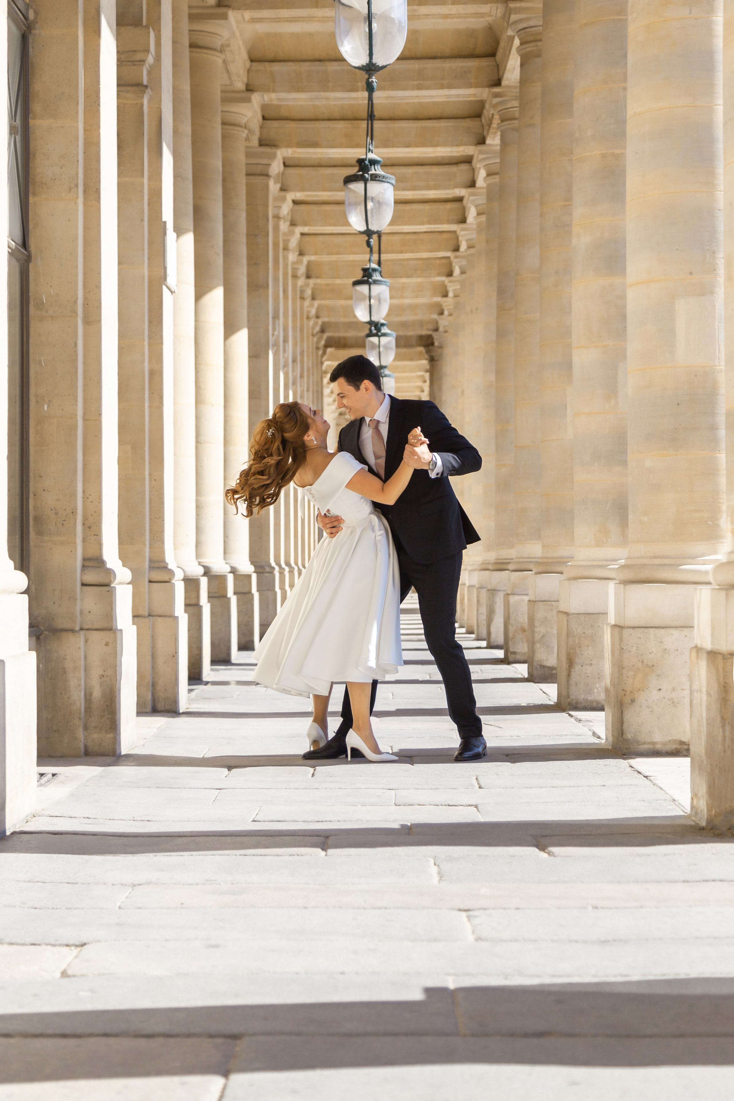 Musée du Louvre / Dmitry & Flavia. Wedding, event and family photographer in Paris, Emilian Olaru