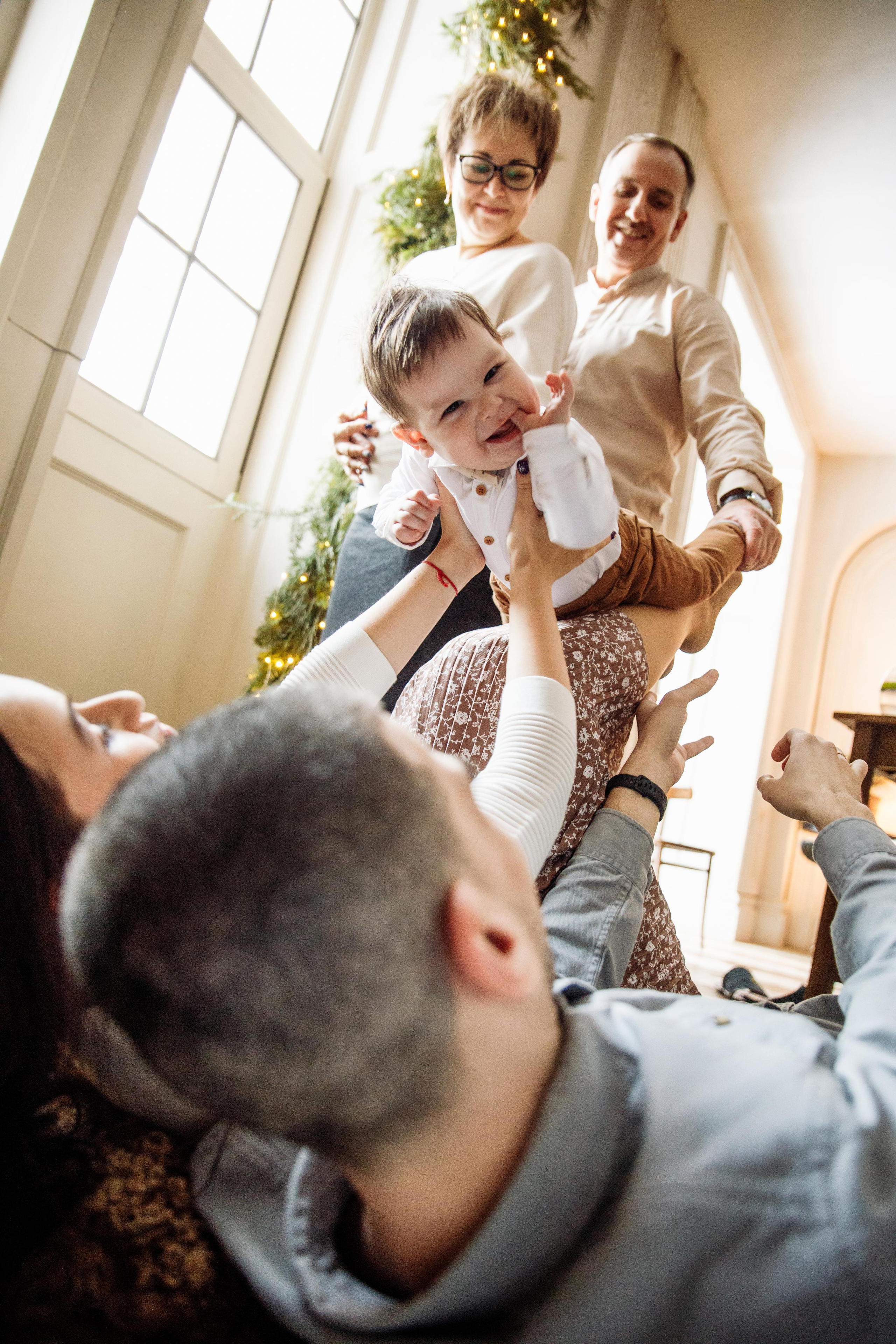 Nastya, Jane and grandparents. Wedding and family photographer and videographer PA, NJ, NY, DE, MD
