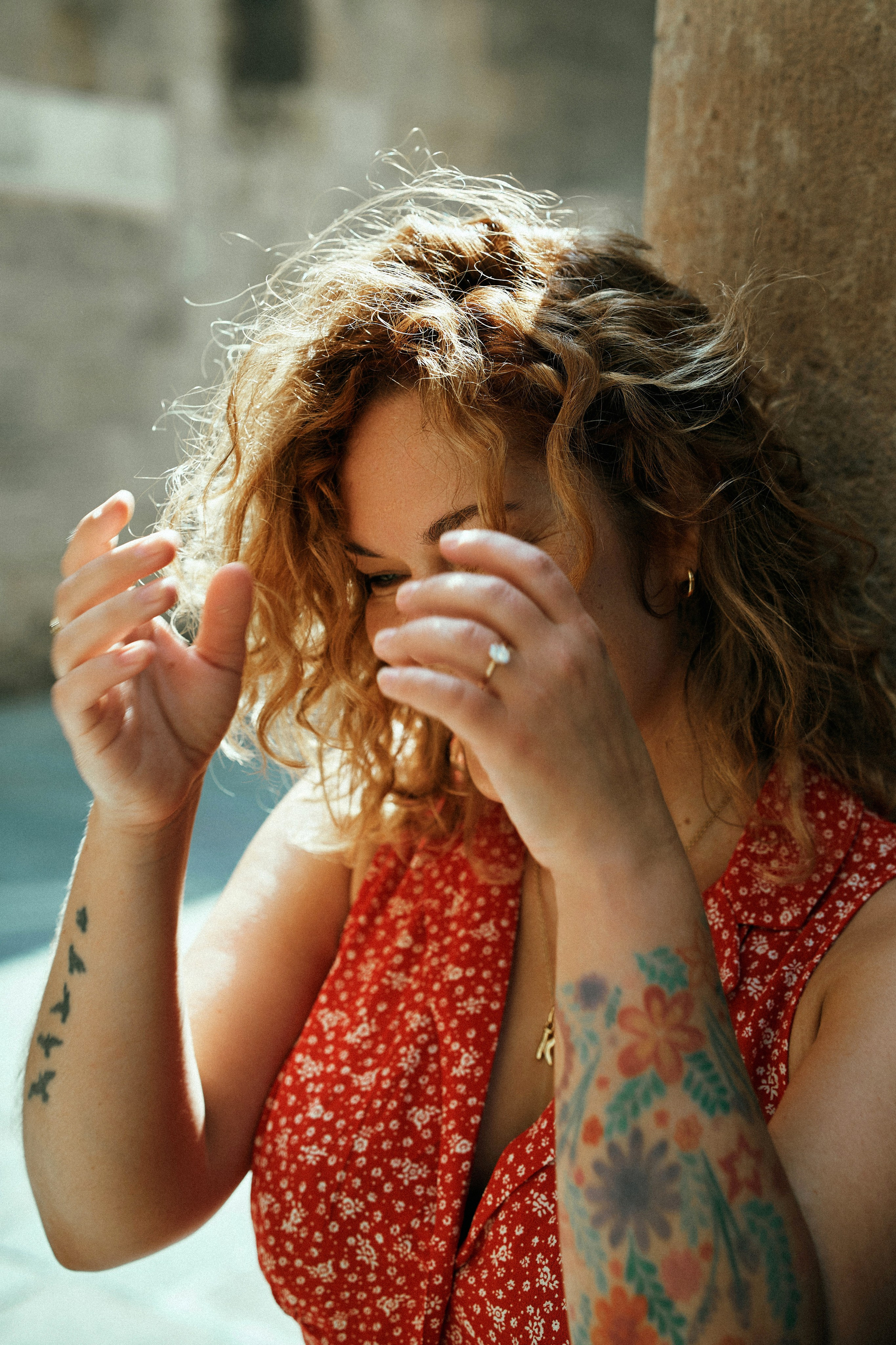 Красное платье. Кристина. Фотограф в Барселоне Жанна Захарченко