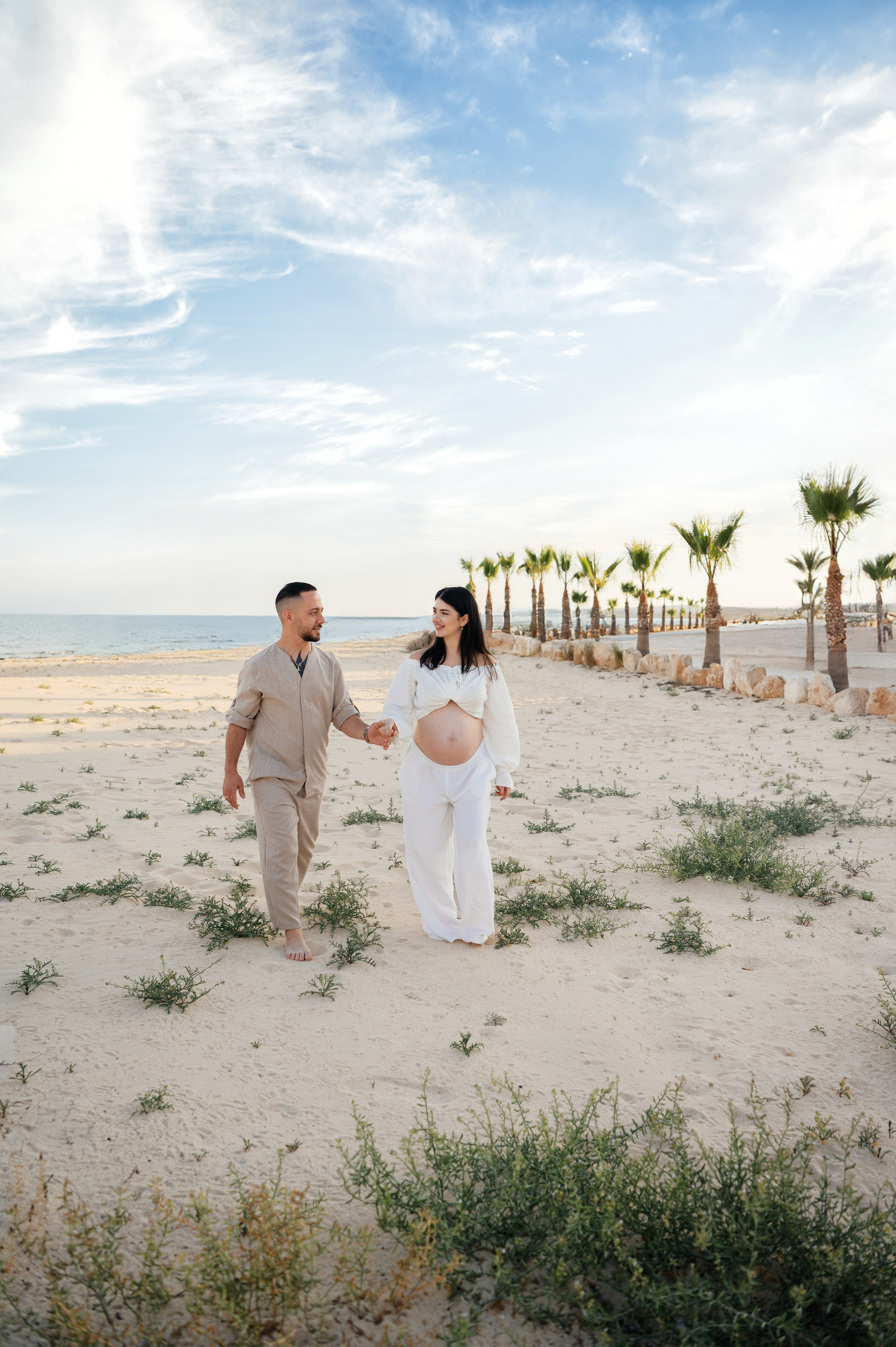 На пляже. Фотограф на Кипре