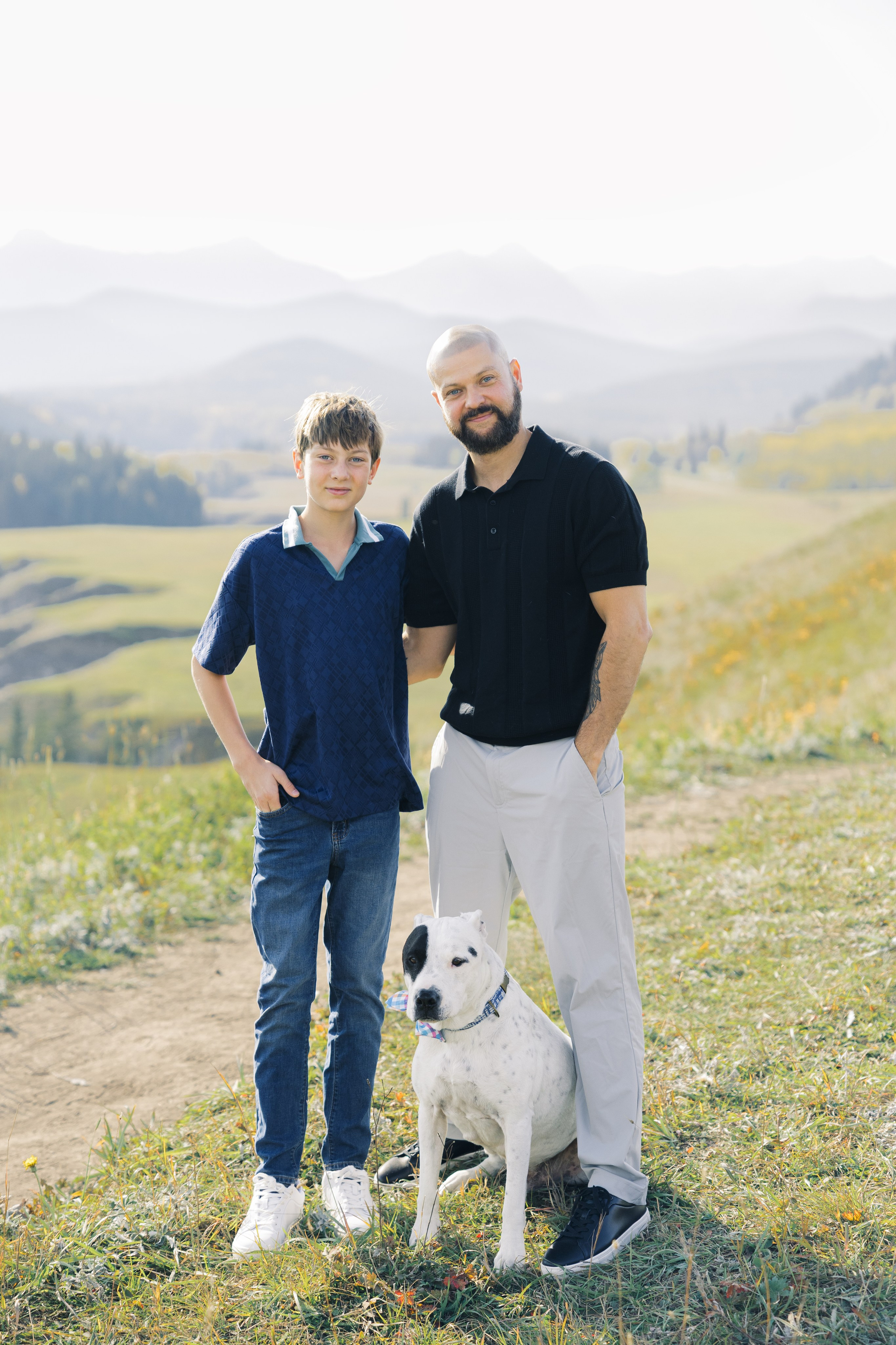 Aleksandra’s family. Home