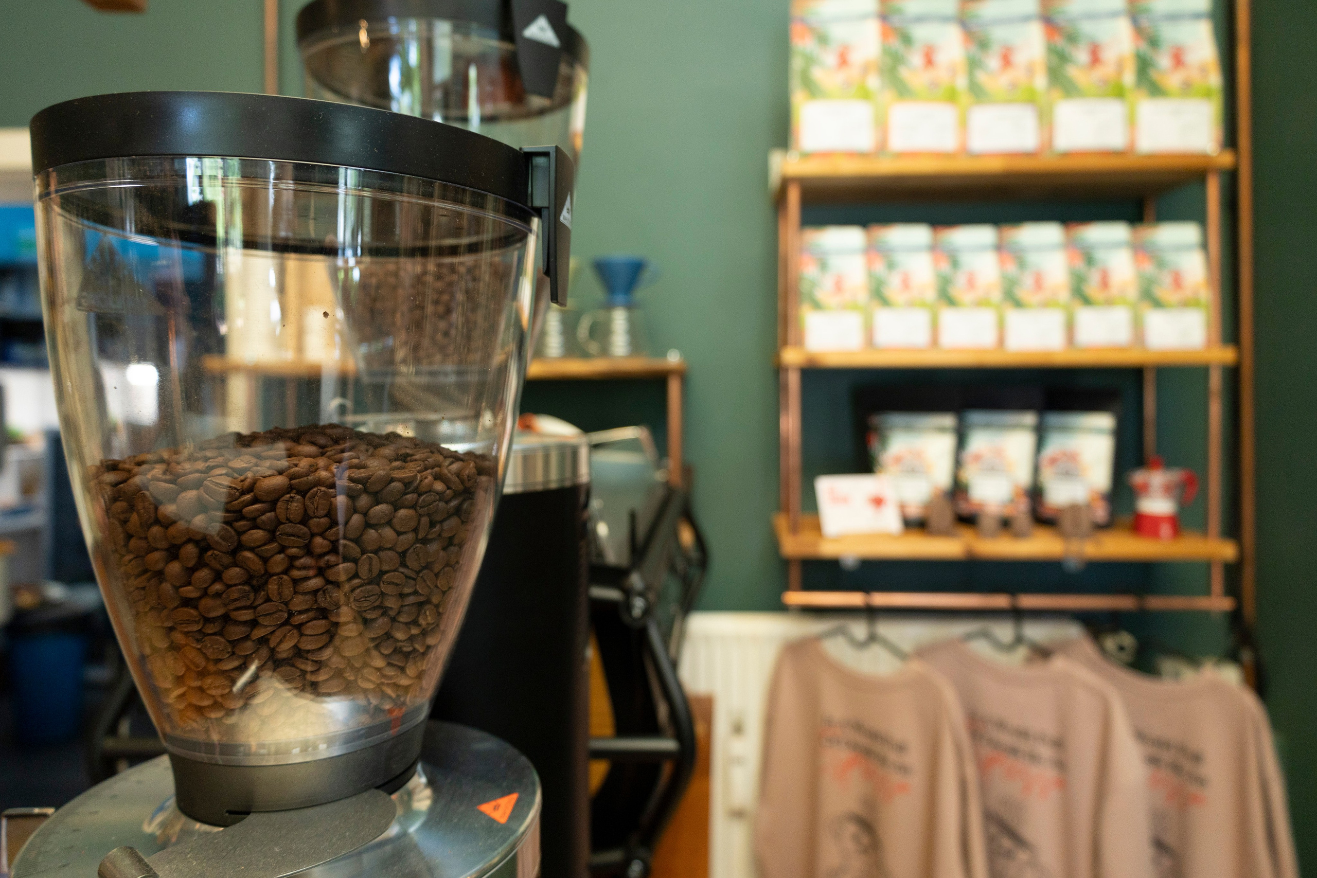 Cafe. Photographer in Munich