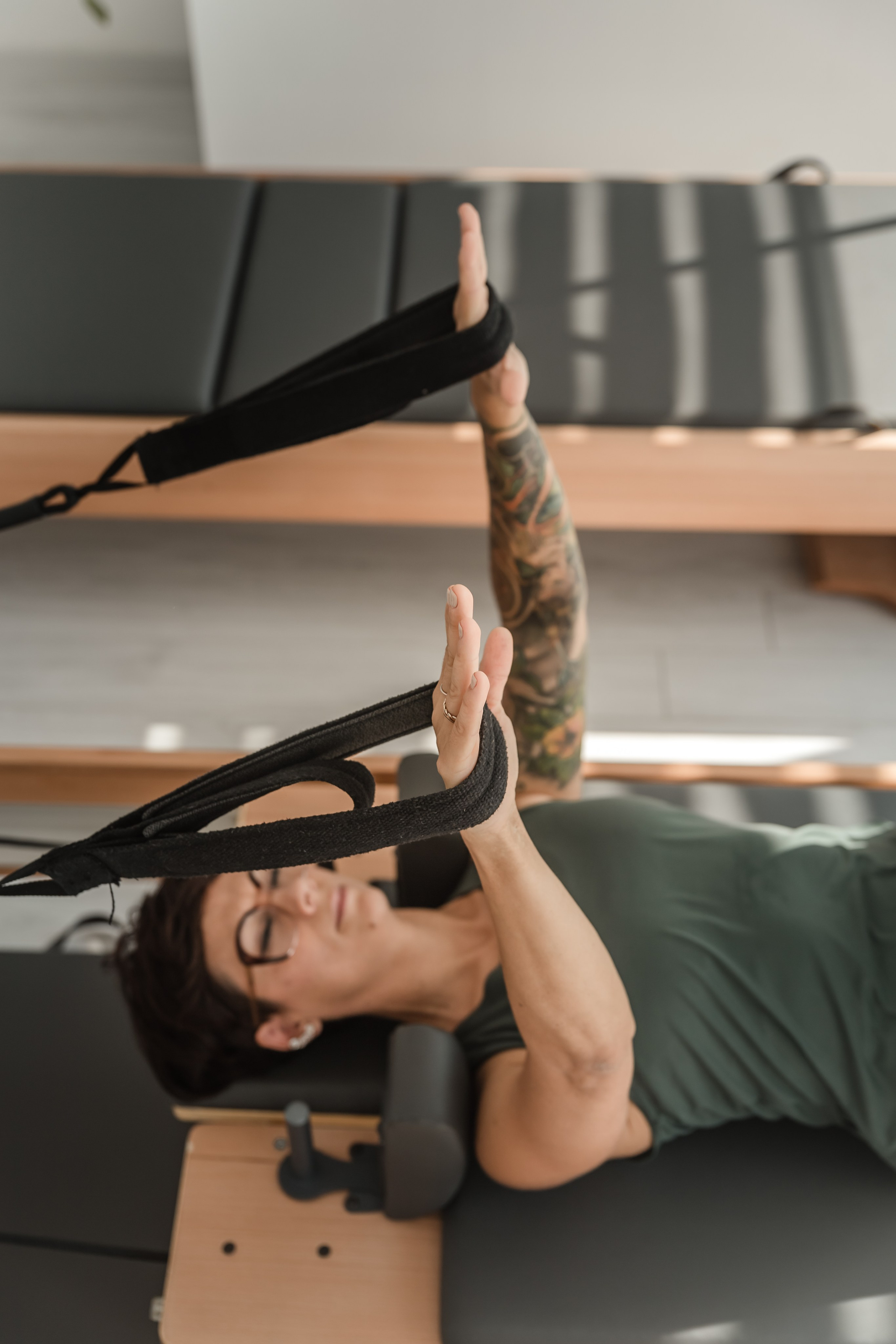 Photo session for a Pilates trainer