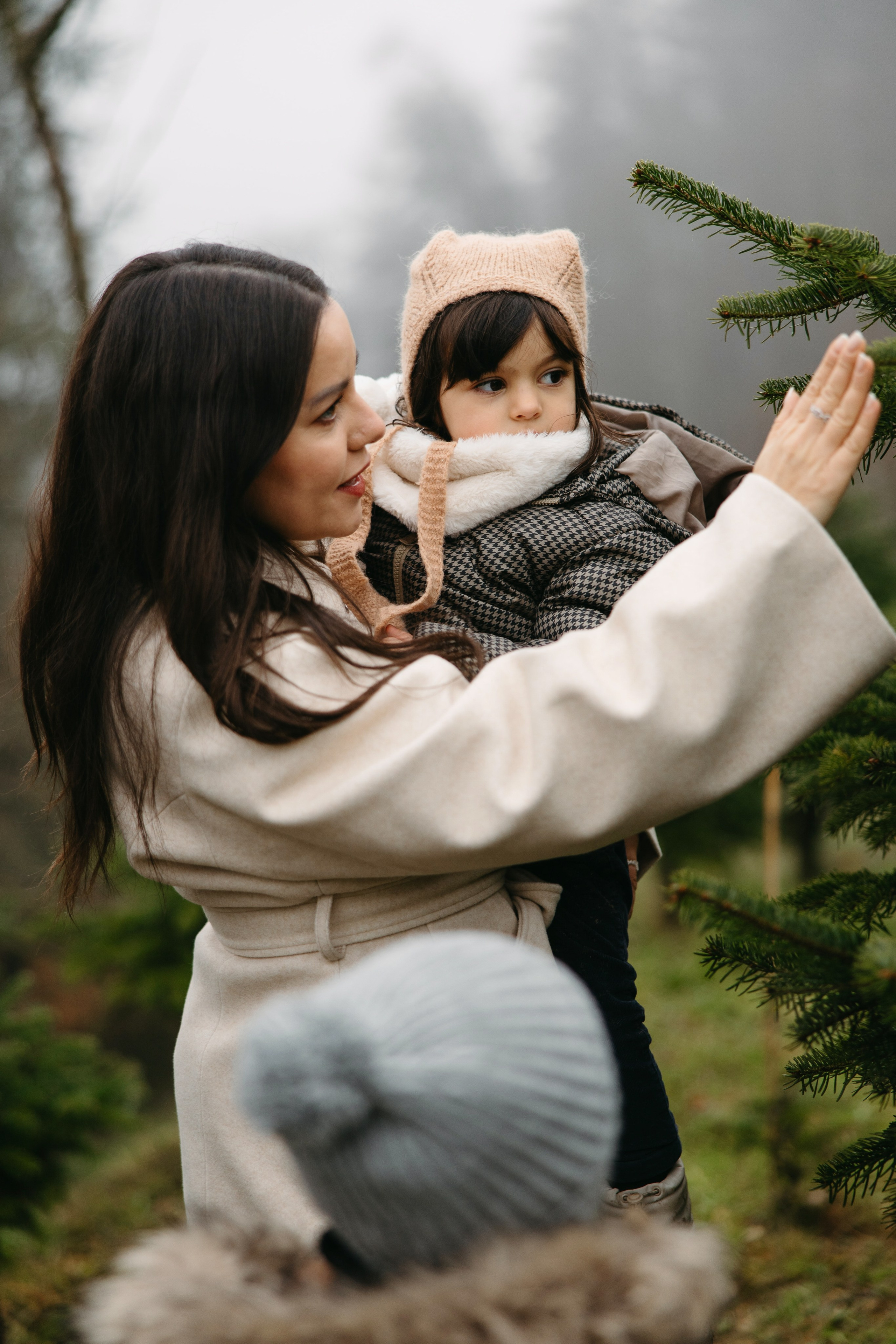 Family Christmas photoshoot. Family photographer in Bern, Switzerland