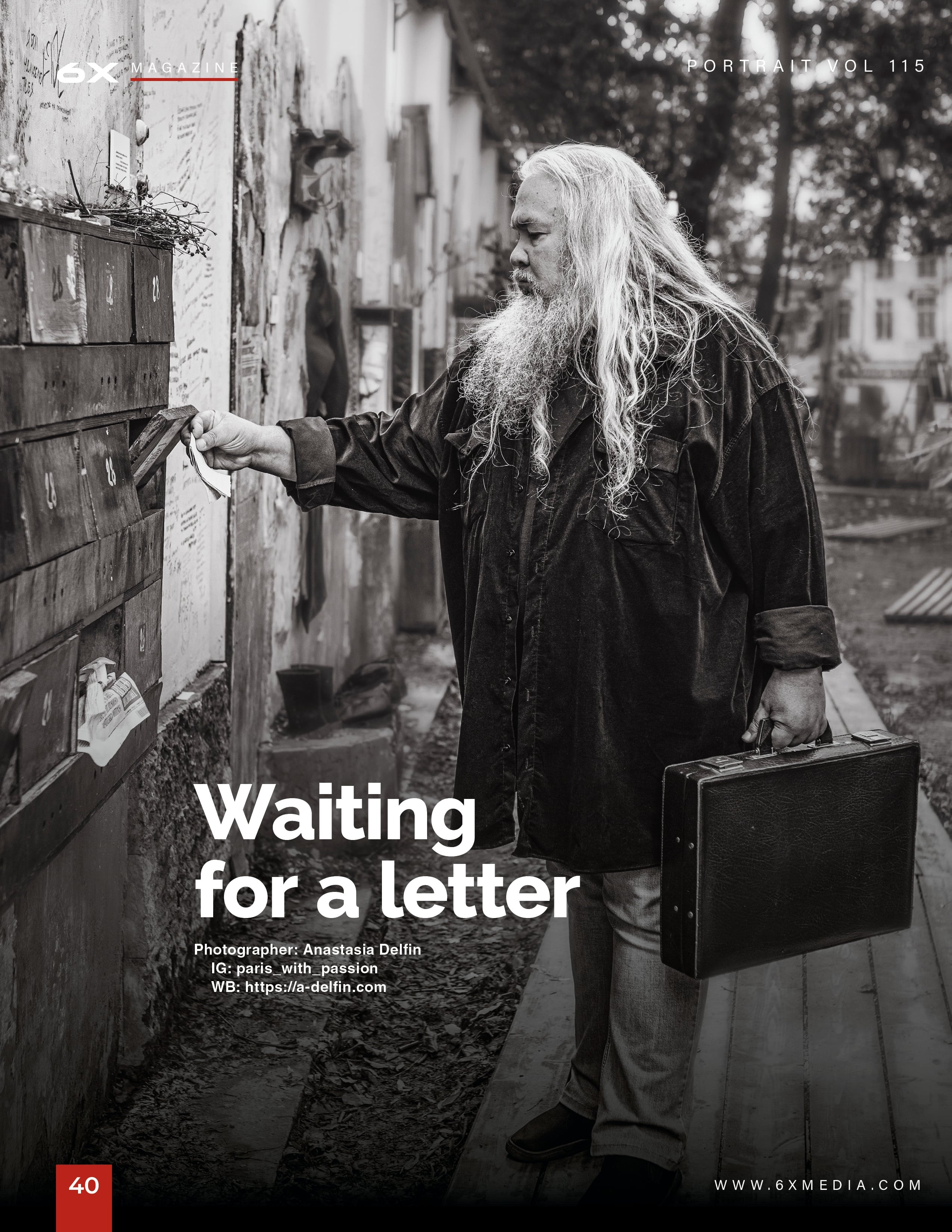 WAITING FOR EST LETTRE_6X Portrait Magazine. Vol.115