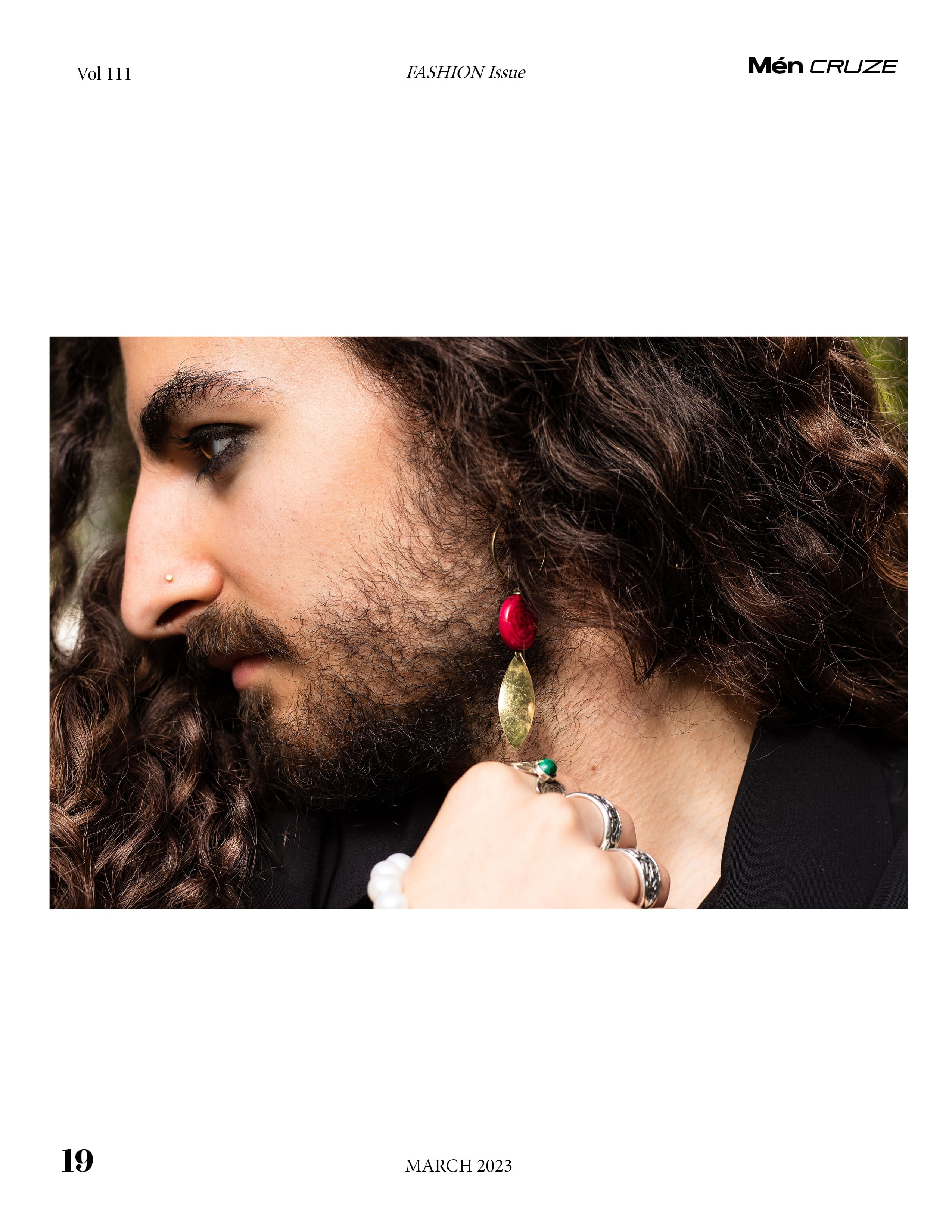 MEN'S CRUZE · Print · MARCH 2023 MEN vol.111