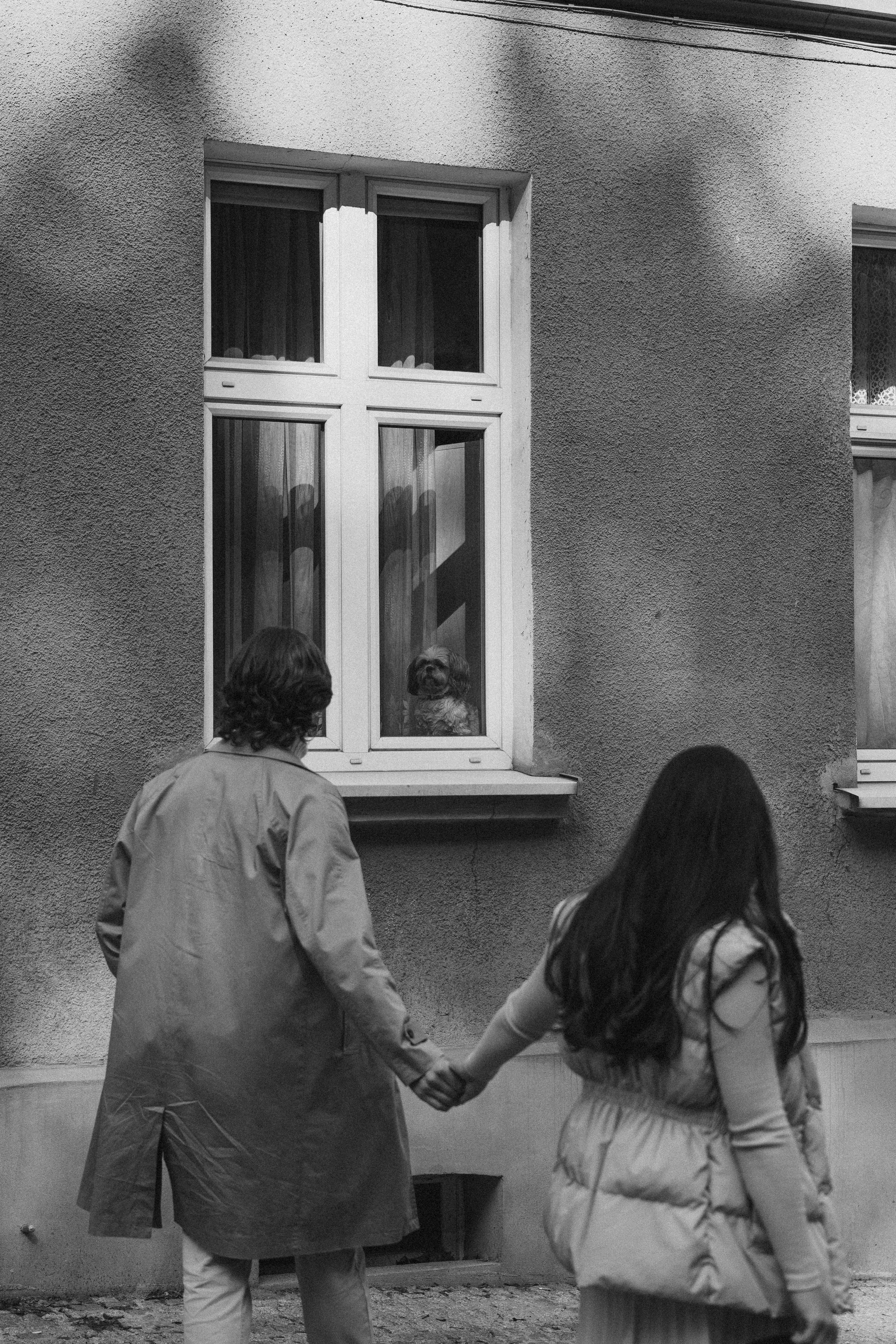 Pati i Szymon, miejska sesja love story. Fotograf ślubny & lifestyle Gdańsk, Karolina Baczewska