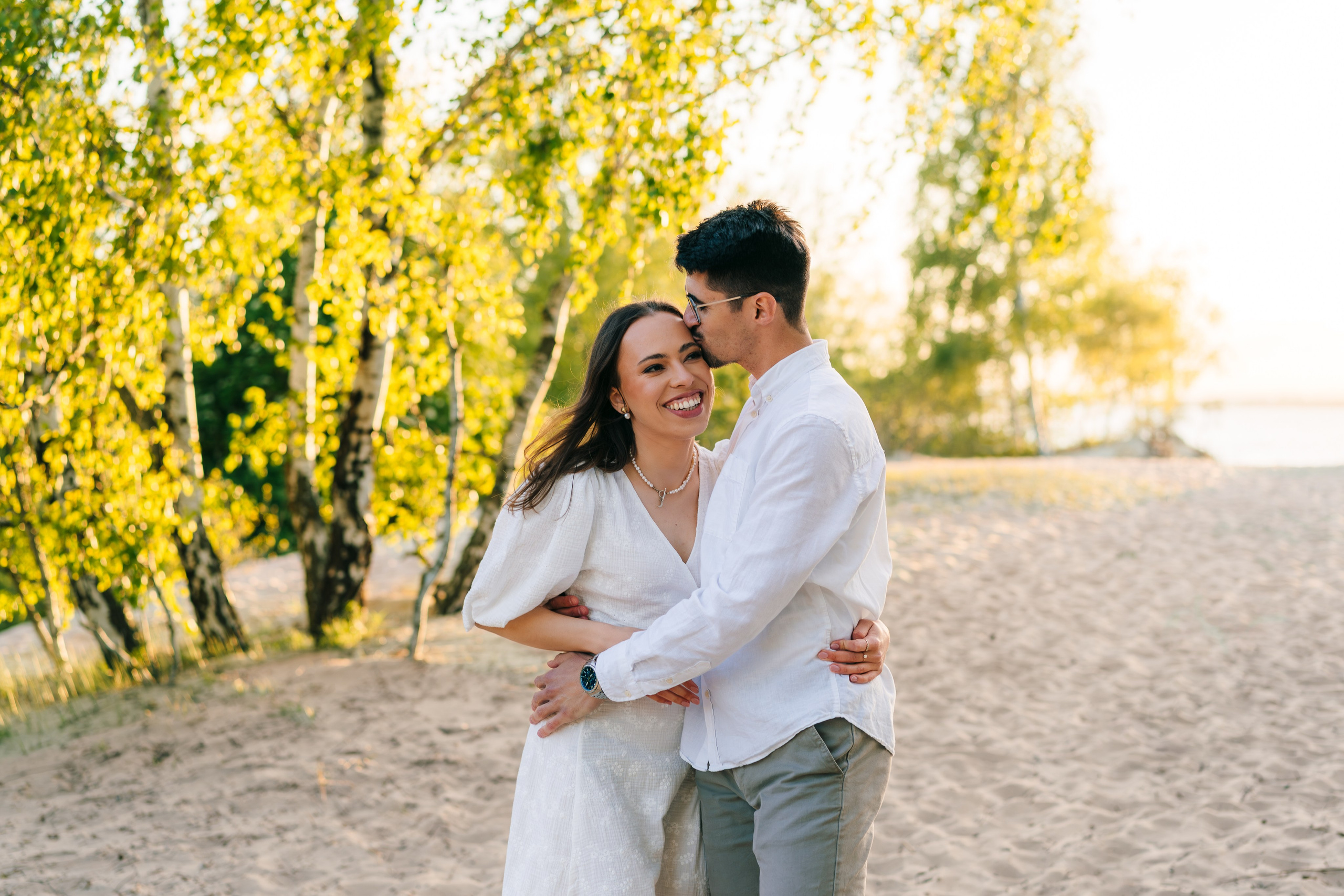 Karolina i Adrian, sesja narzeczeńska miejska i nad morzem. Fotograf ślubny & lifestyle Gdańsk, Karolina Baczewska