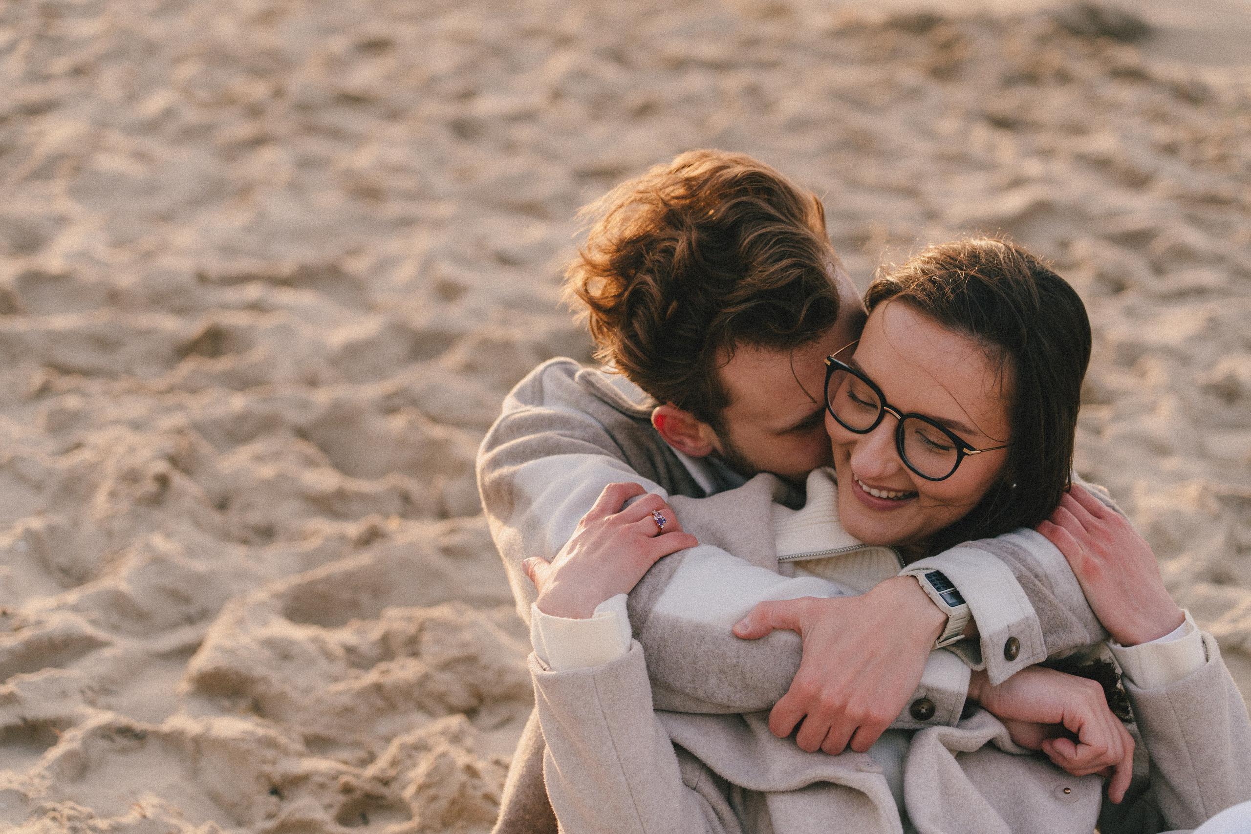 Kinga i Janek, love story nad morzem. Fotograf ślubny & lifestyle Gdańsk, Karolina Baczewska