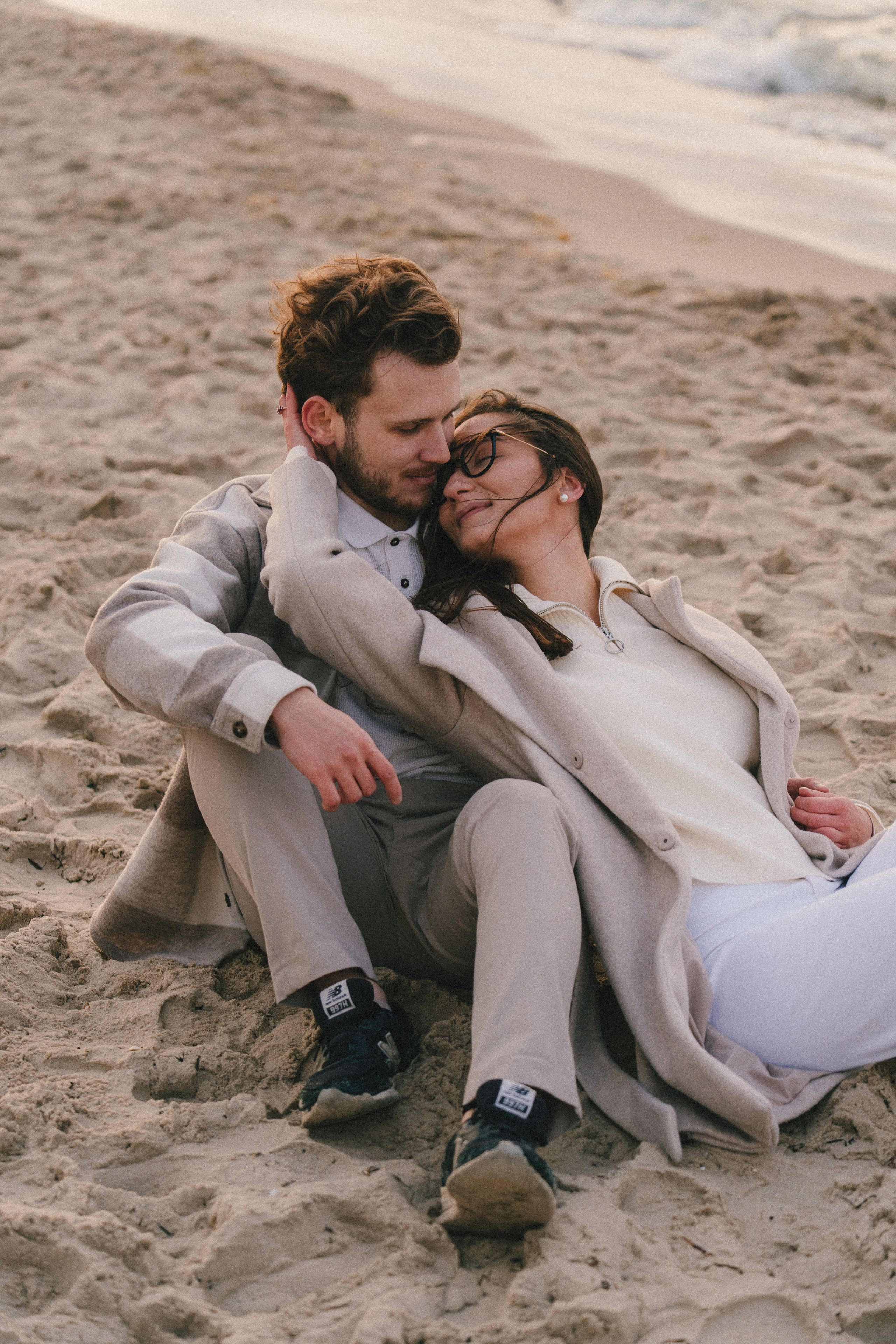 Kinga i Janek, love story nad morzem. Fotograf ślubny & lifestyle Gdańsk, Karolina Baczewska