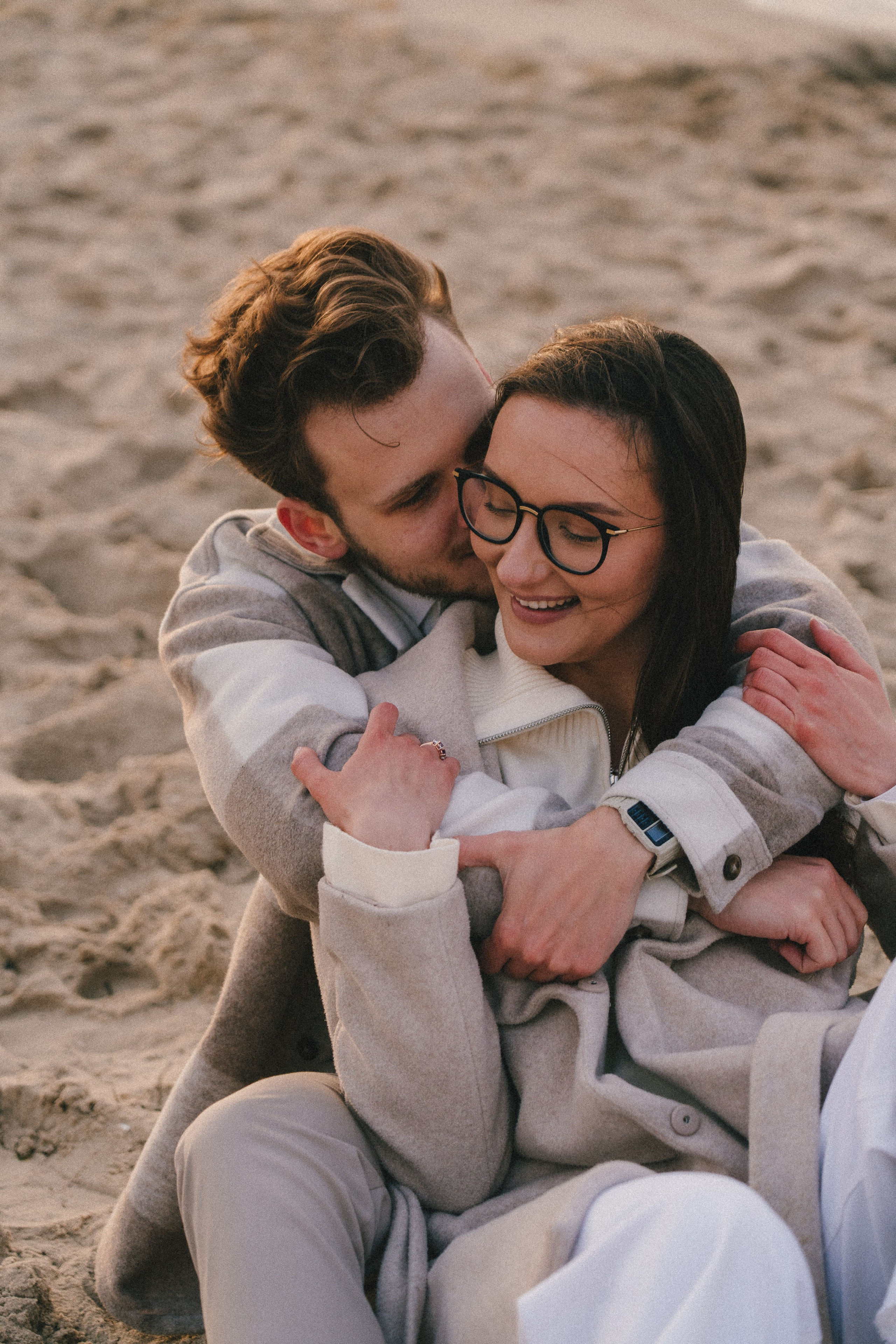 Kinga i Janek, love story nad morzem. Fotograf ślubny & lifestyle Gdańsk, Karolina Baczewska