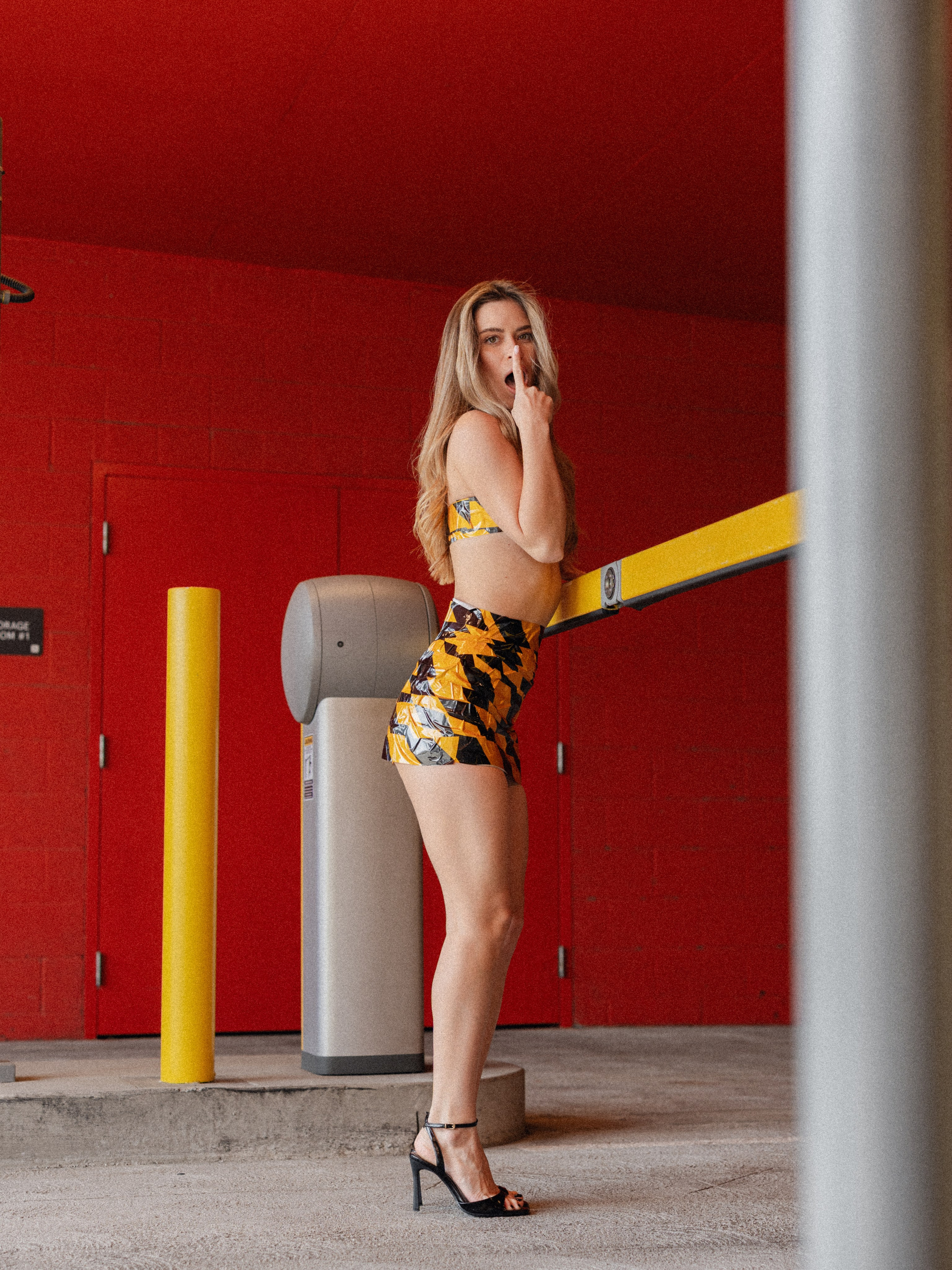 Fun in the parking lot. DTLA shoot. Portrait, family, maternity & wedding photography & videography in SoCal Kseni Vibe