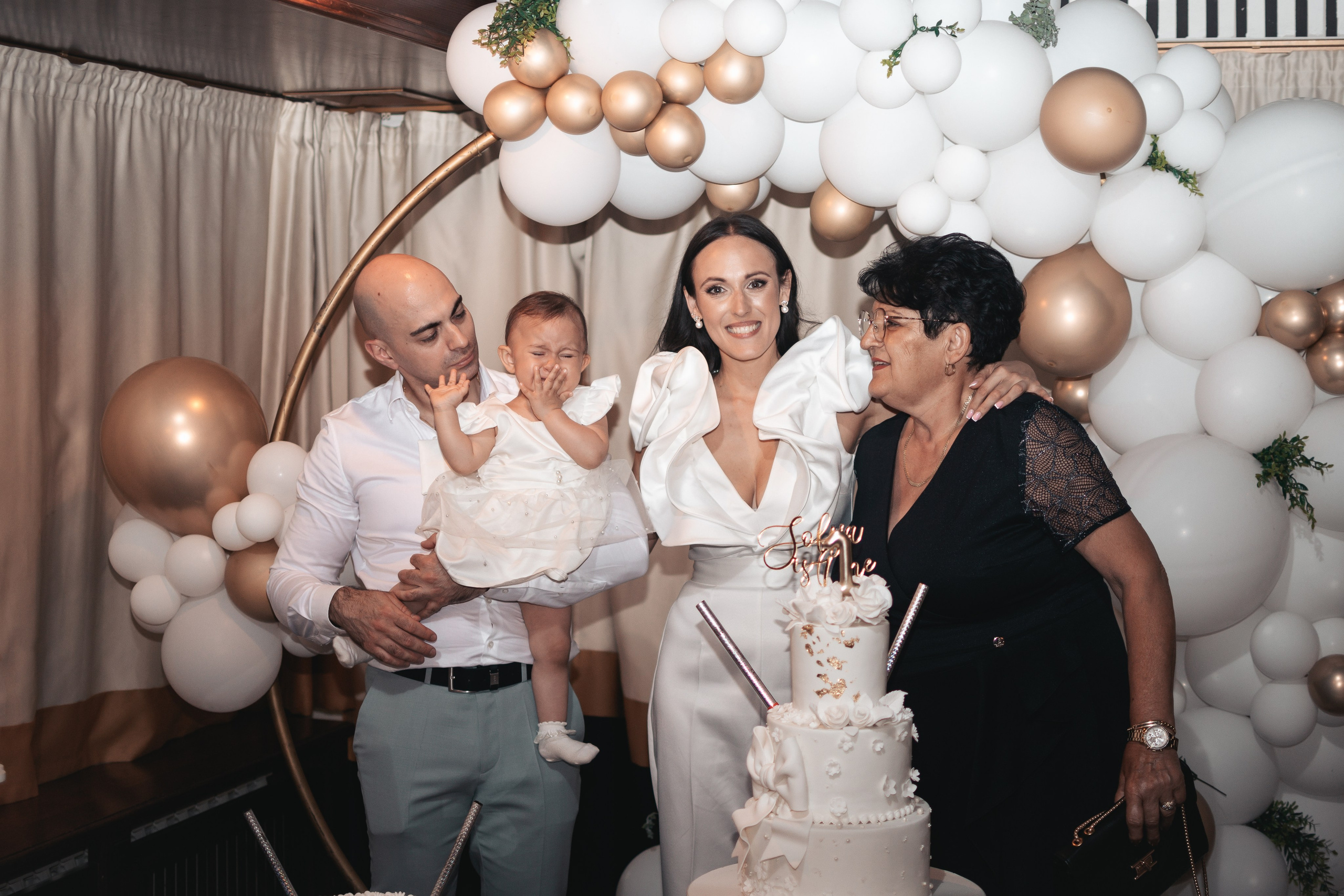 Sofija, krštenje i rođendan. BambinaaPhotography