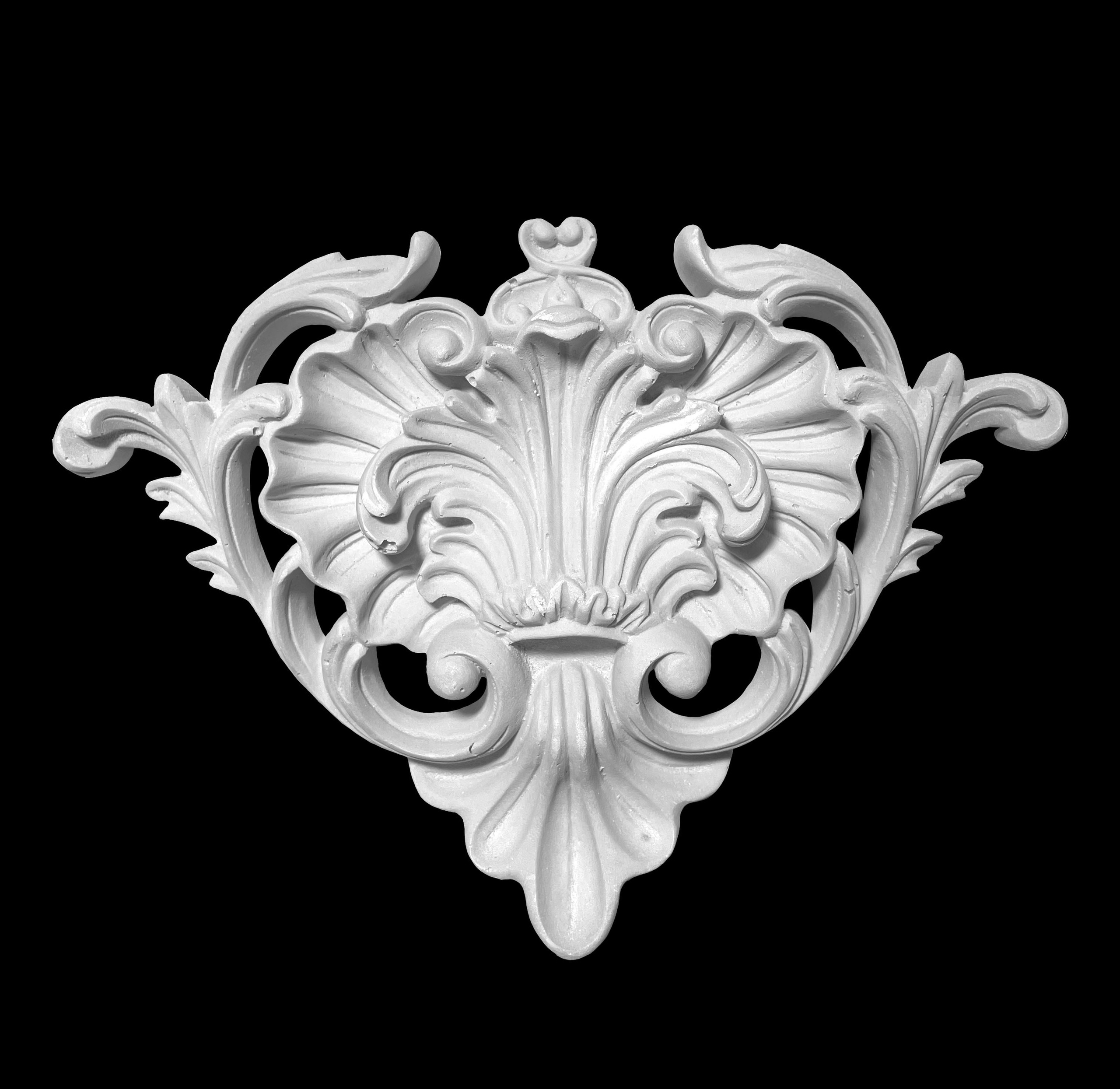 Cartouche Centerpiece. Plaster molding