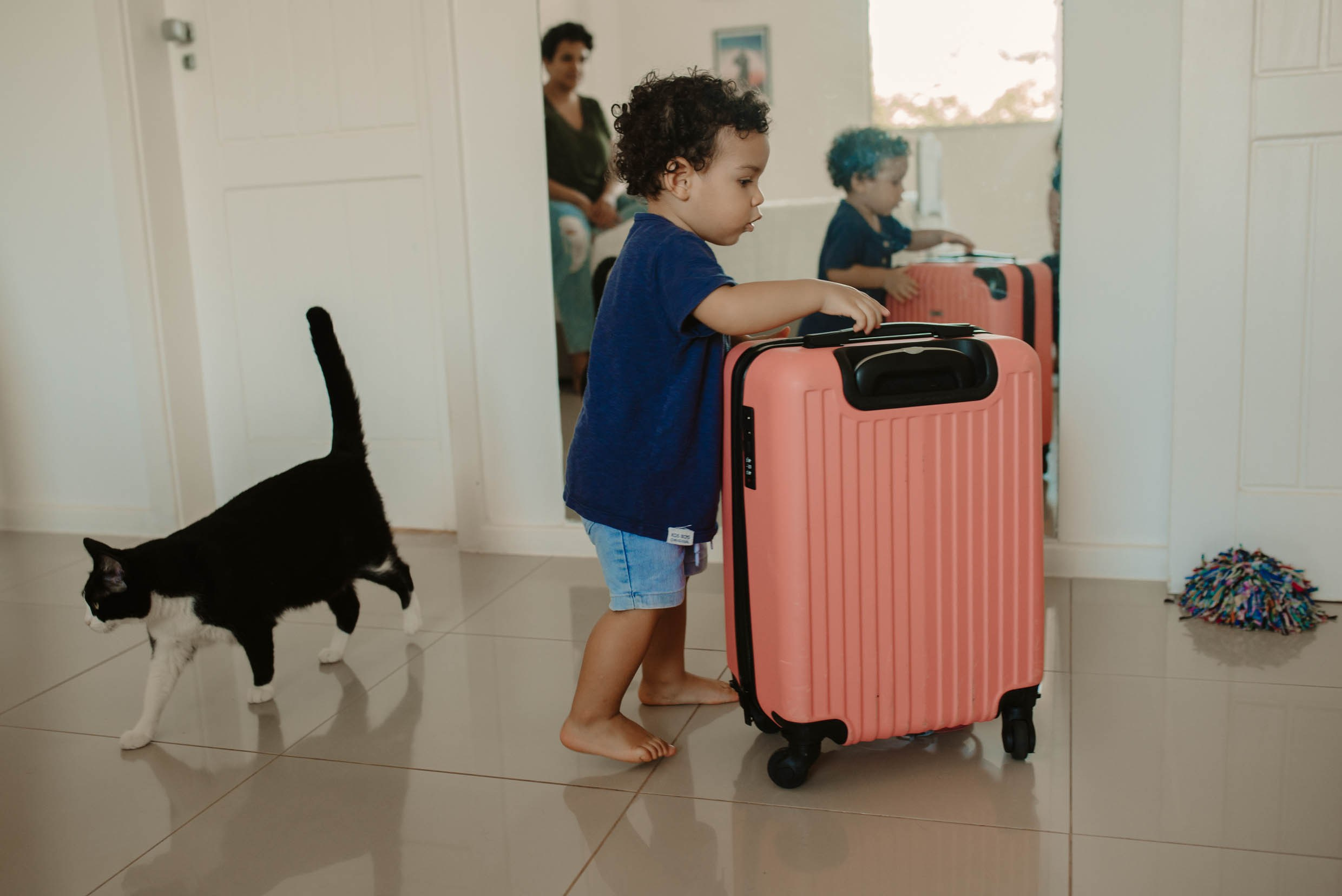 Uma tarde em família. Água Carmim Fotografia
