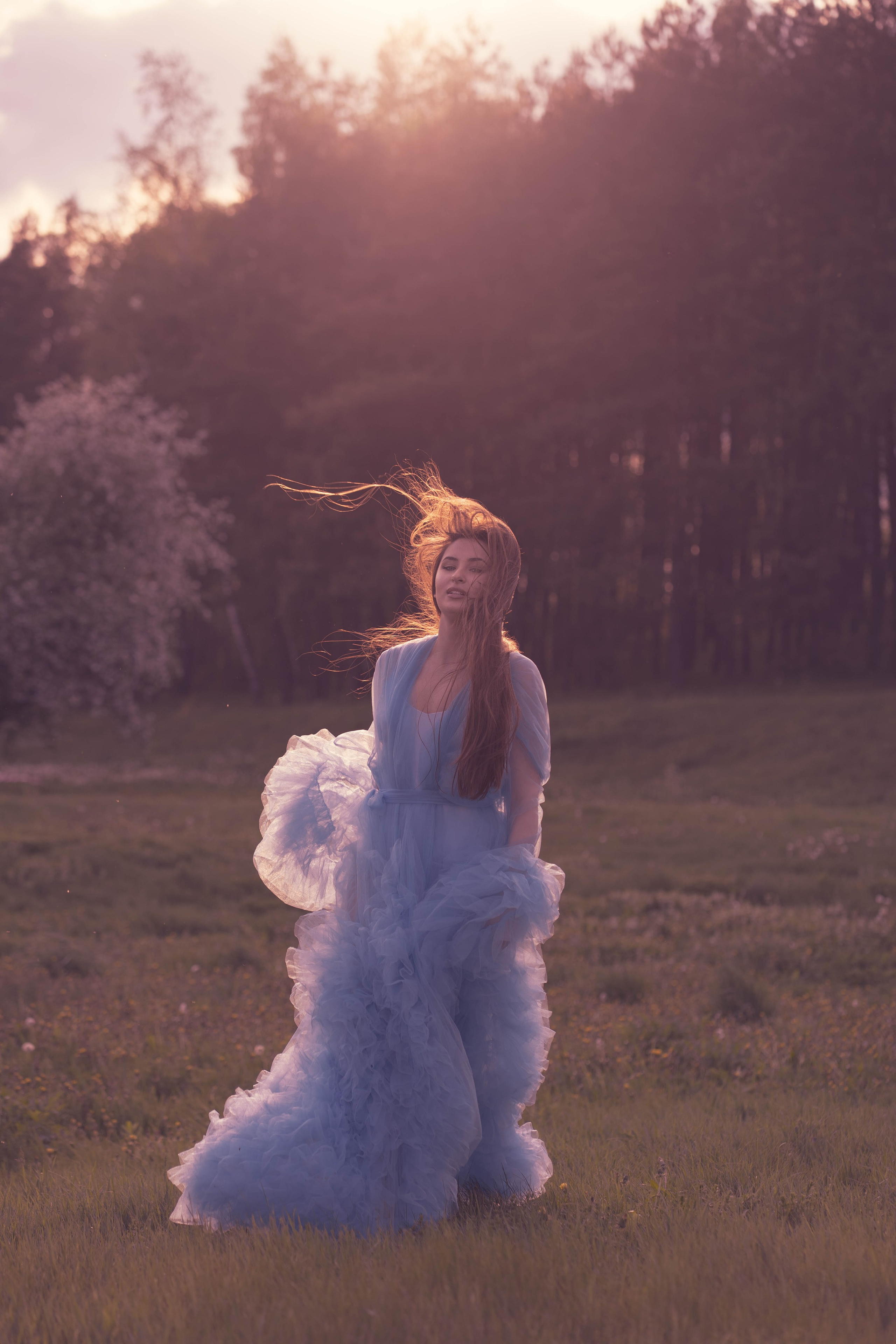 Saulėlydis su Dominika. Fotografija — Olga Bojarin