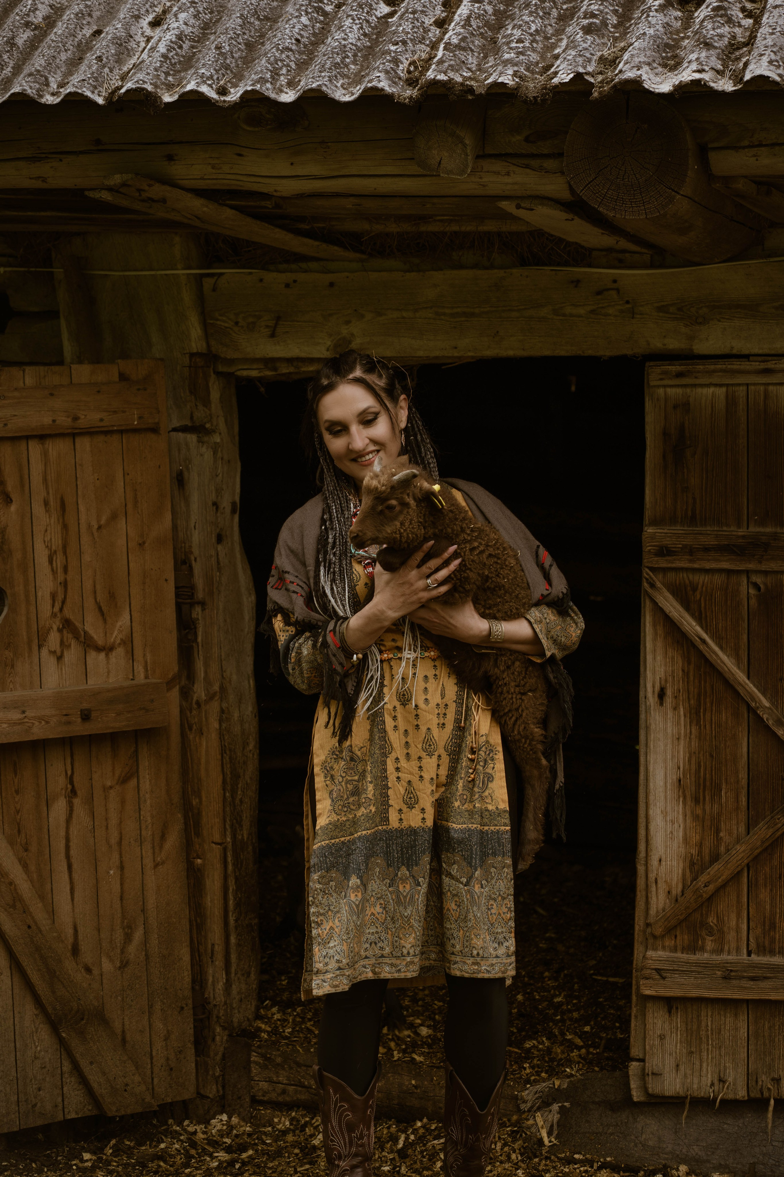 Inga ir jos ferma. Fotografija — Olga Bojarin