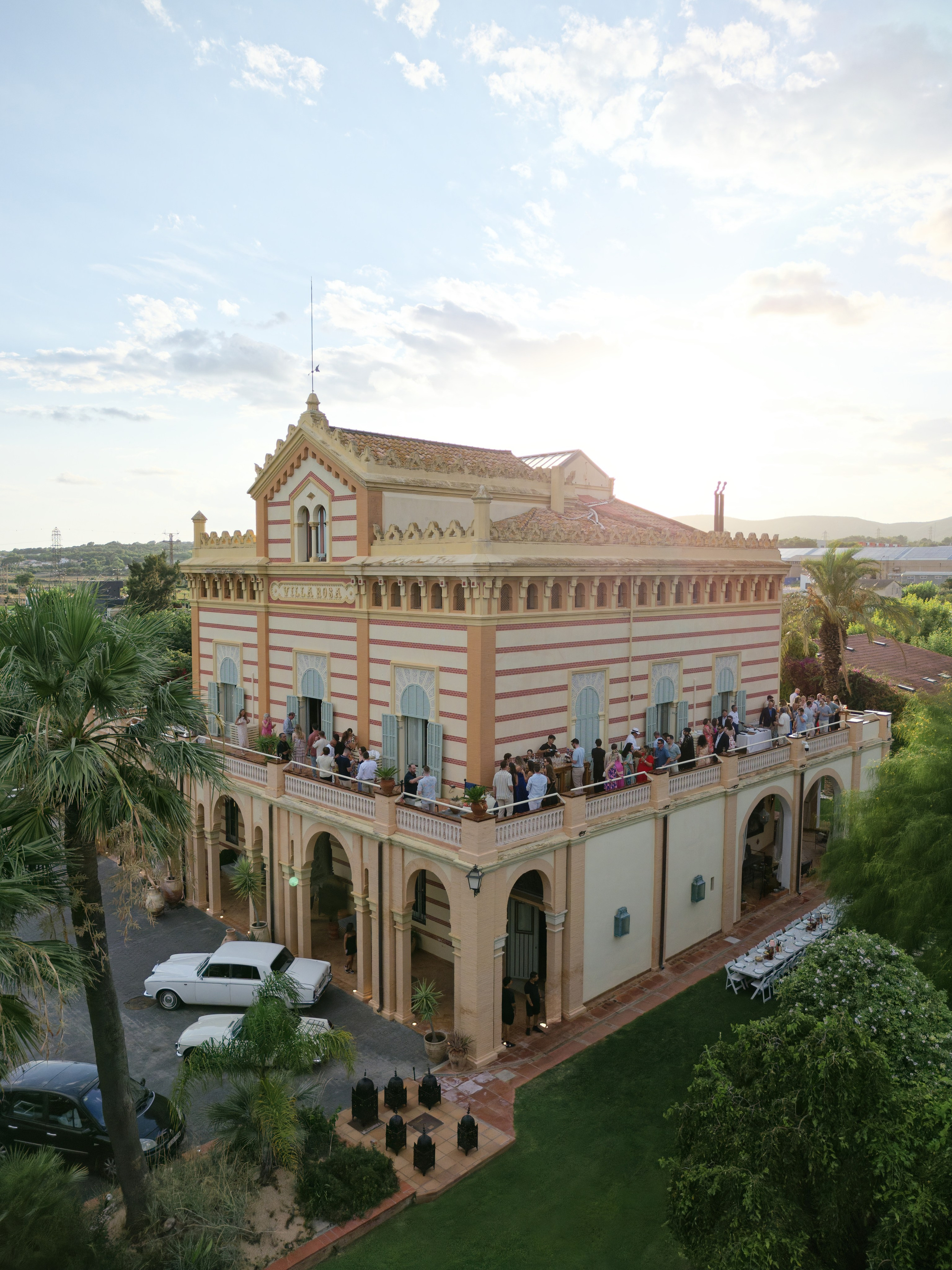 Welcome dinner of Gracie & Joe at Gran Villa Rosa