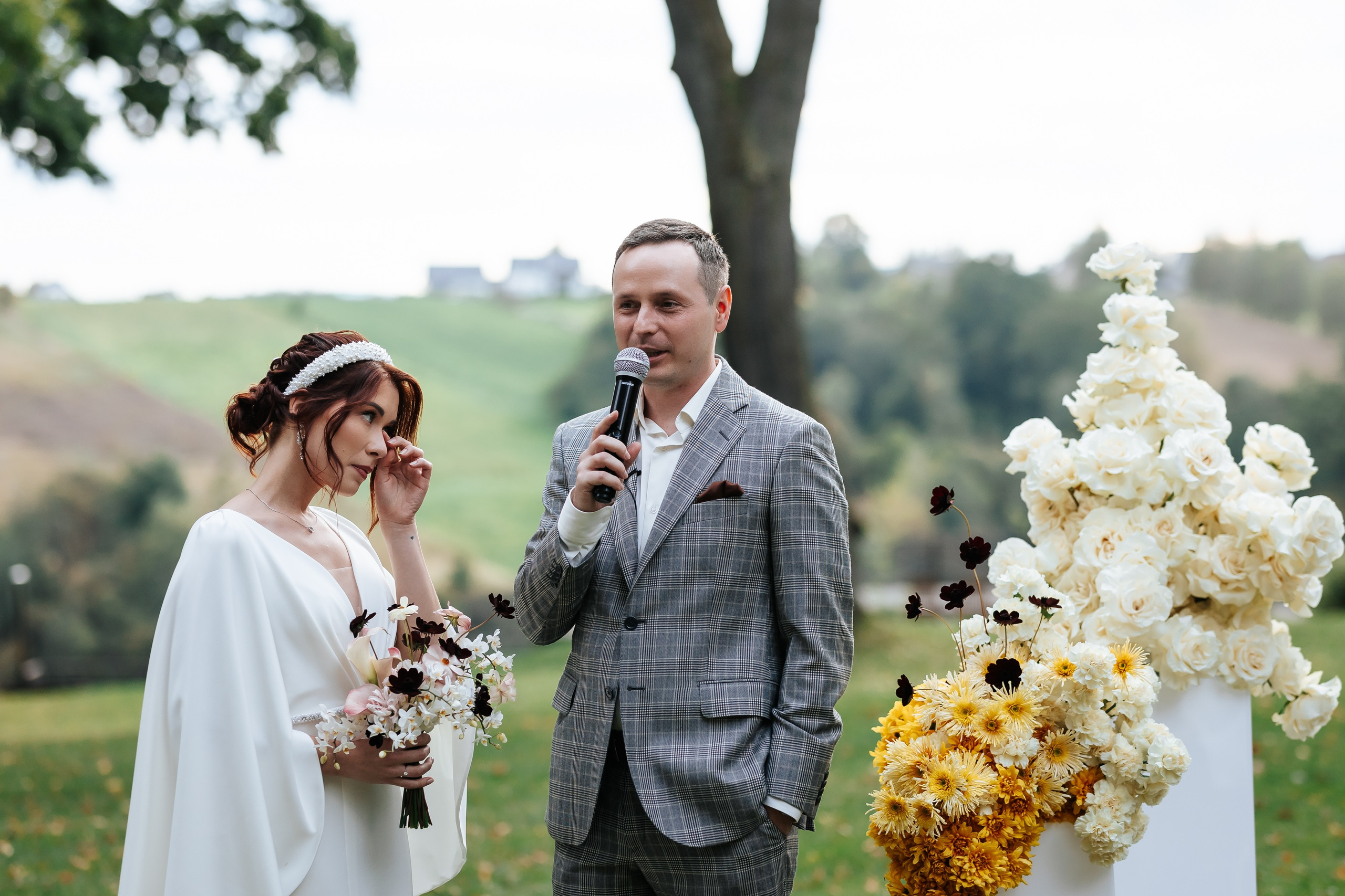 Maria & Serhiy. Dwor Sierakow. 25.09.2024. Fotograf ślubny i rodzinny w Krakowie Yana Klymova