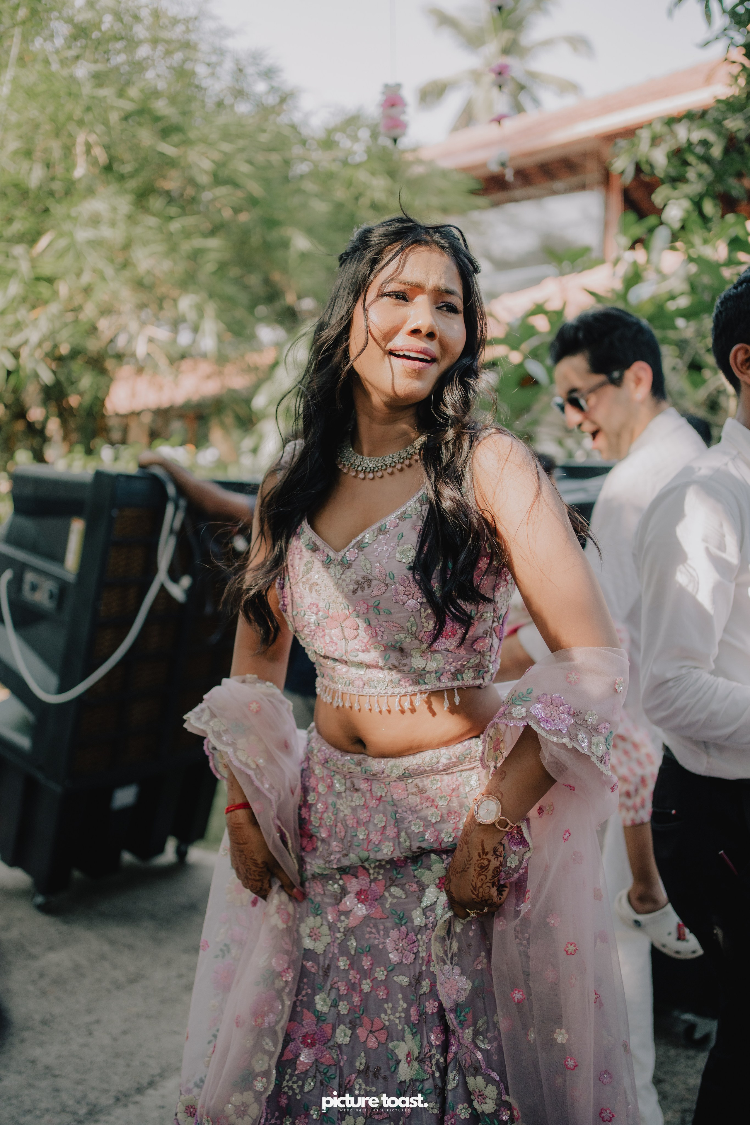 Varamala Ft. Barbie & Aneesh. Fine art Wedding Photographers in India & Canada