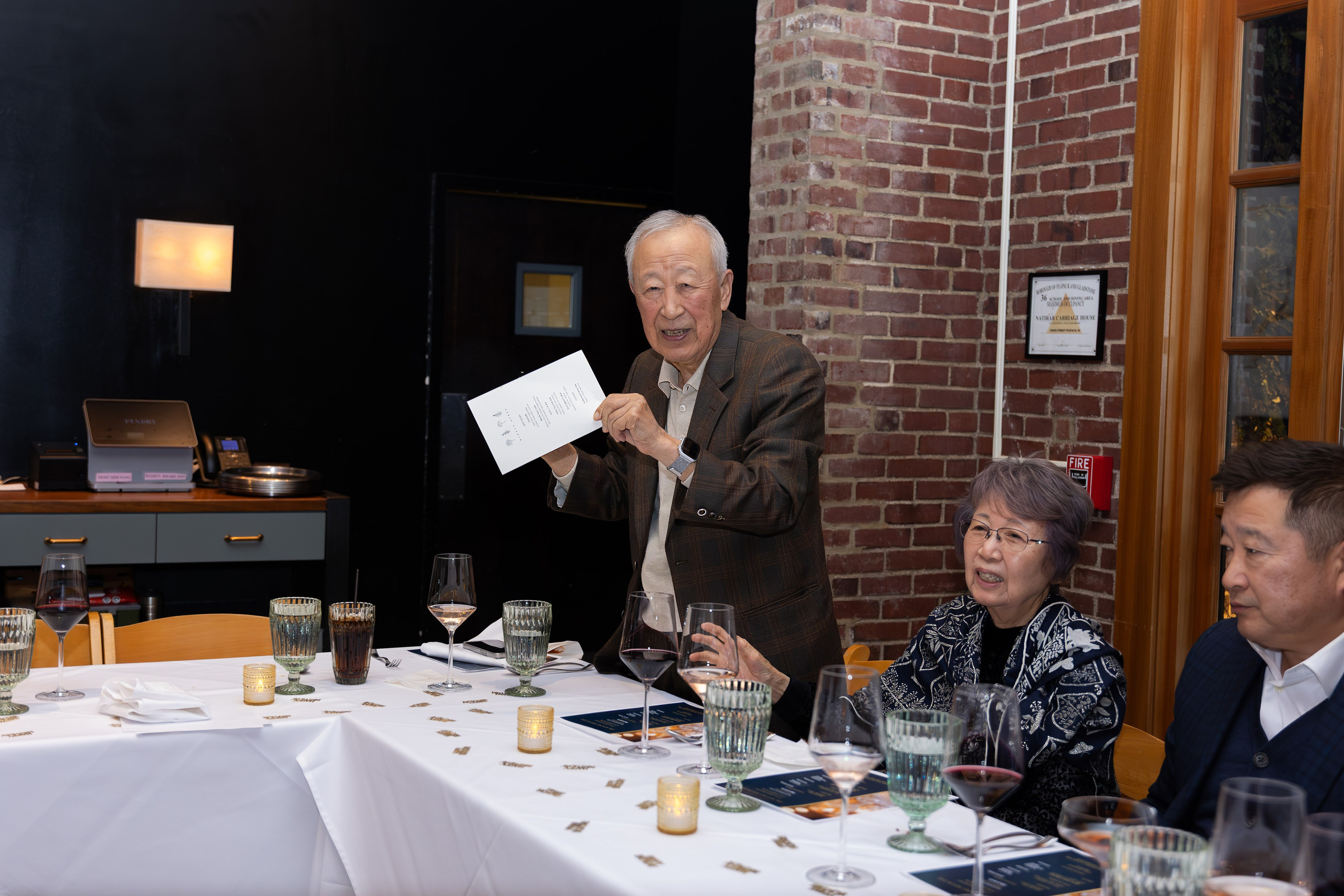 Korean Family 77th Birthday | Elegant European Restaurant Celebration. Family, lifestyle, and commercial photography in New York and New Jersey