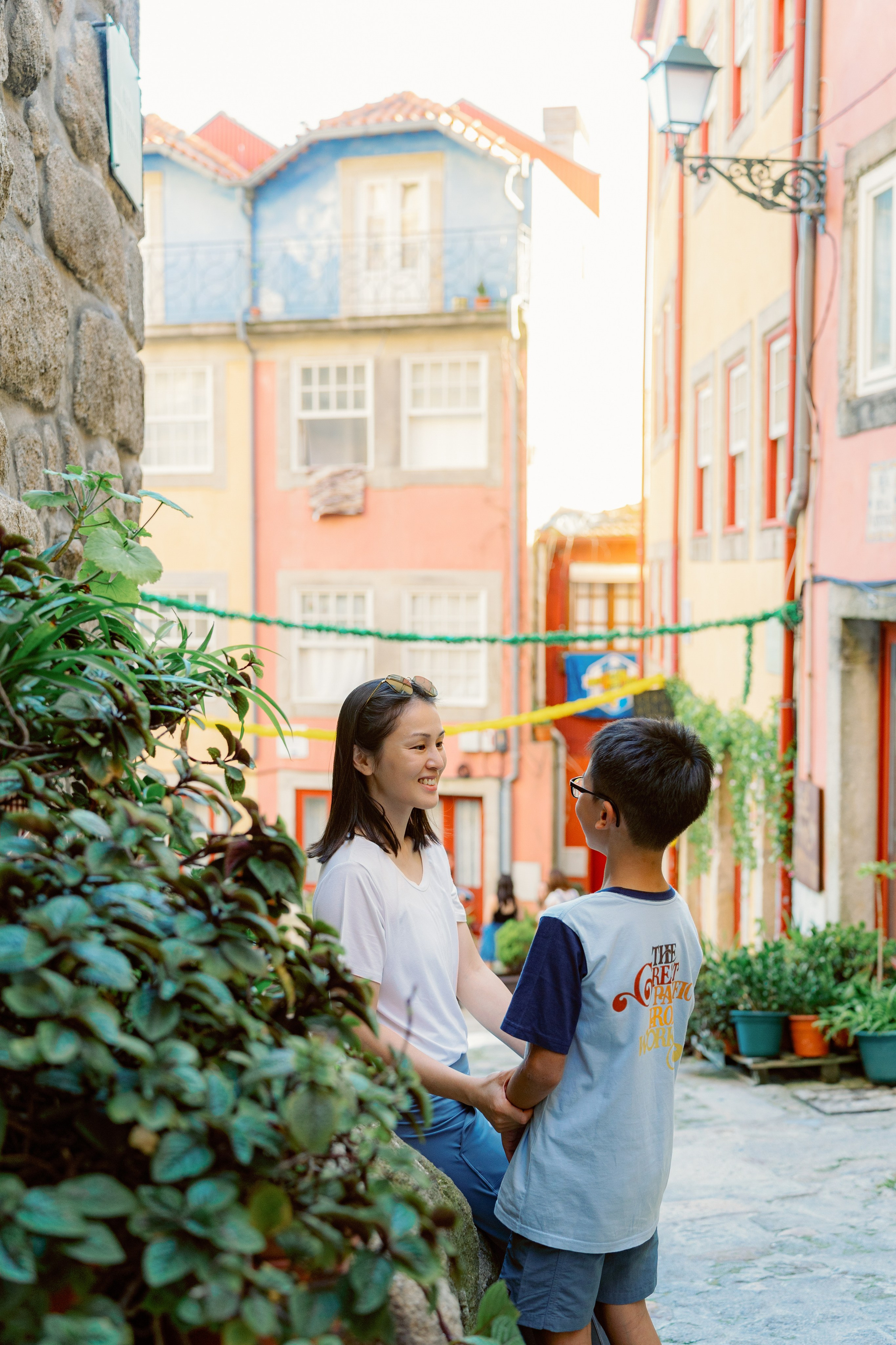 Мама и сын в Порту. Фотограф в Португалии Полина Готовая