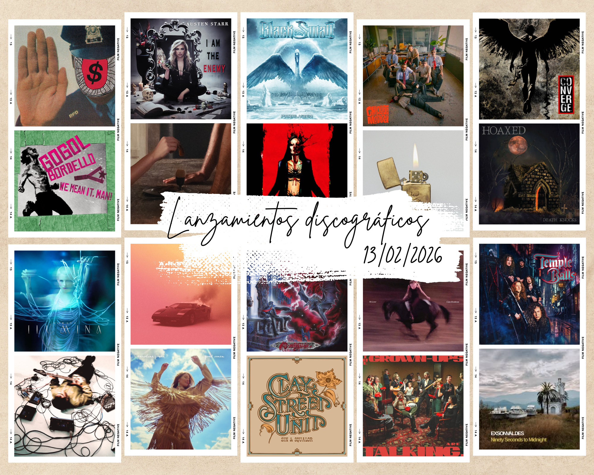 Próximos lanzamientos discográficos más interesantes: 13 de febrero de 2026 | FOTKAI