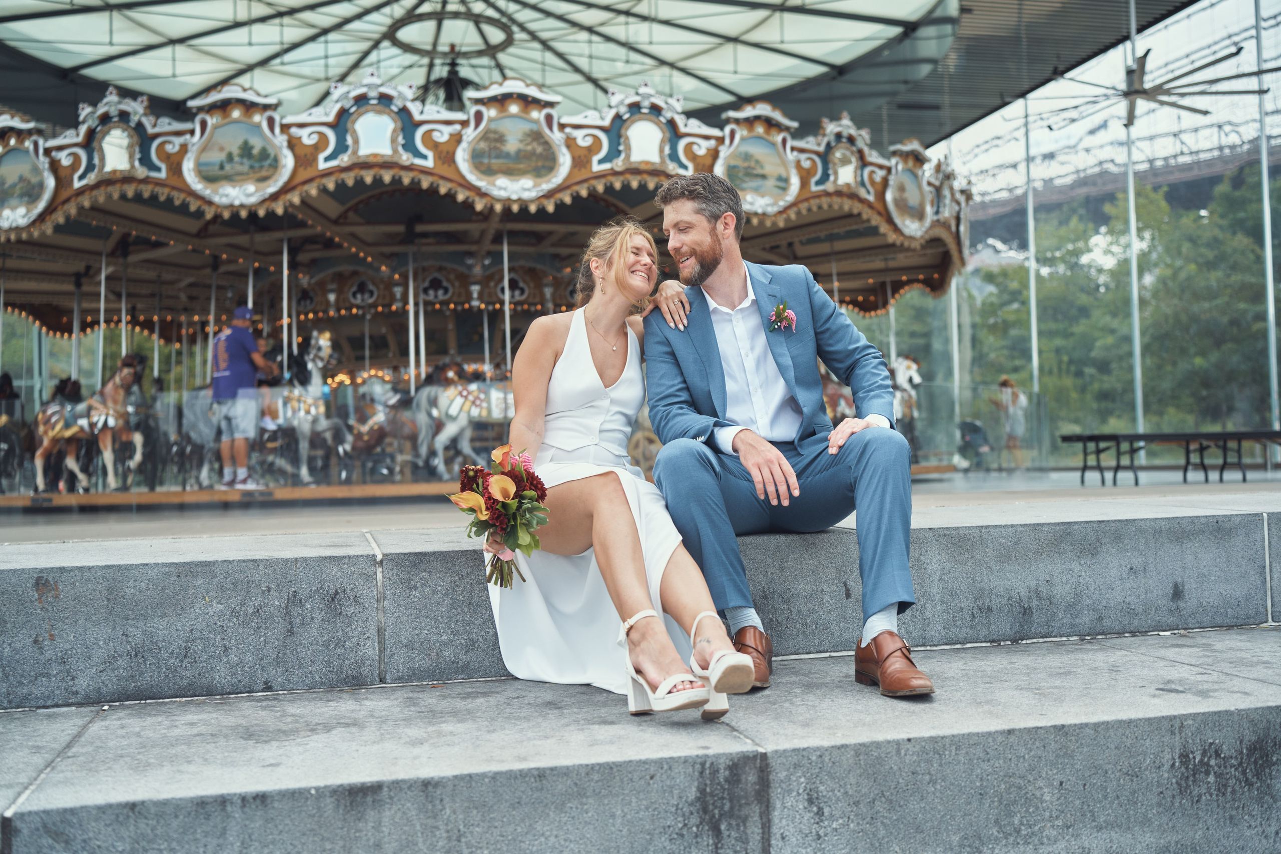 Thom&Madi, Brooklyn, Registration day. Alex Pedan photography