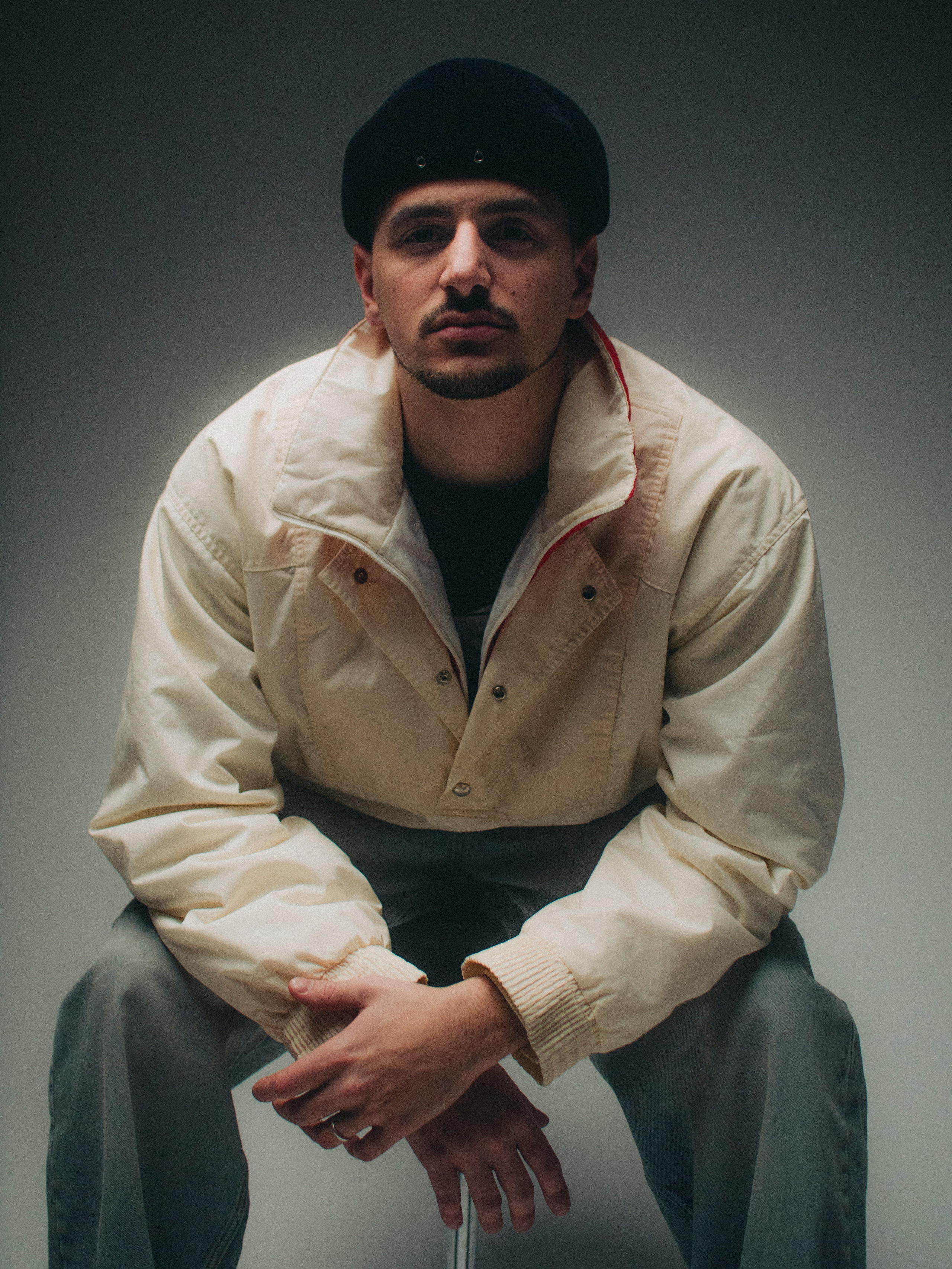 Shooting in studio. Federico Anglano