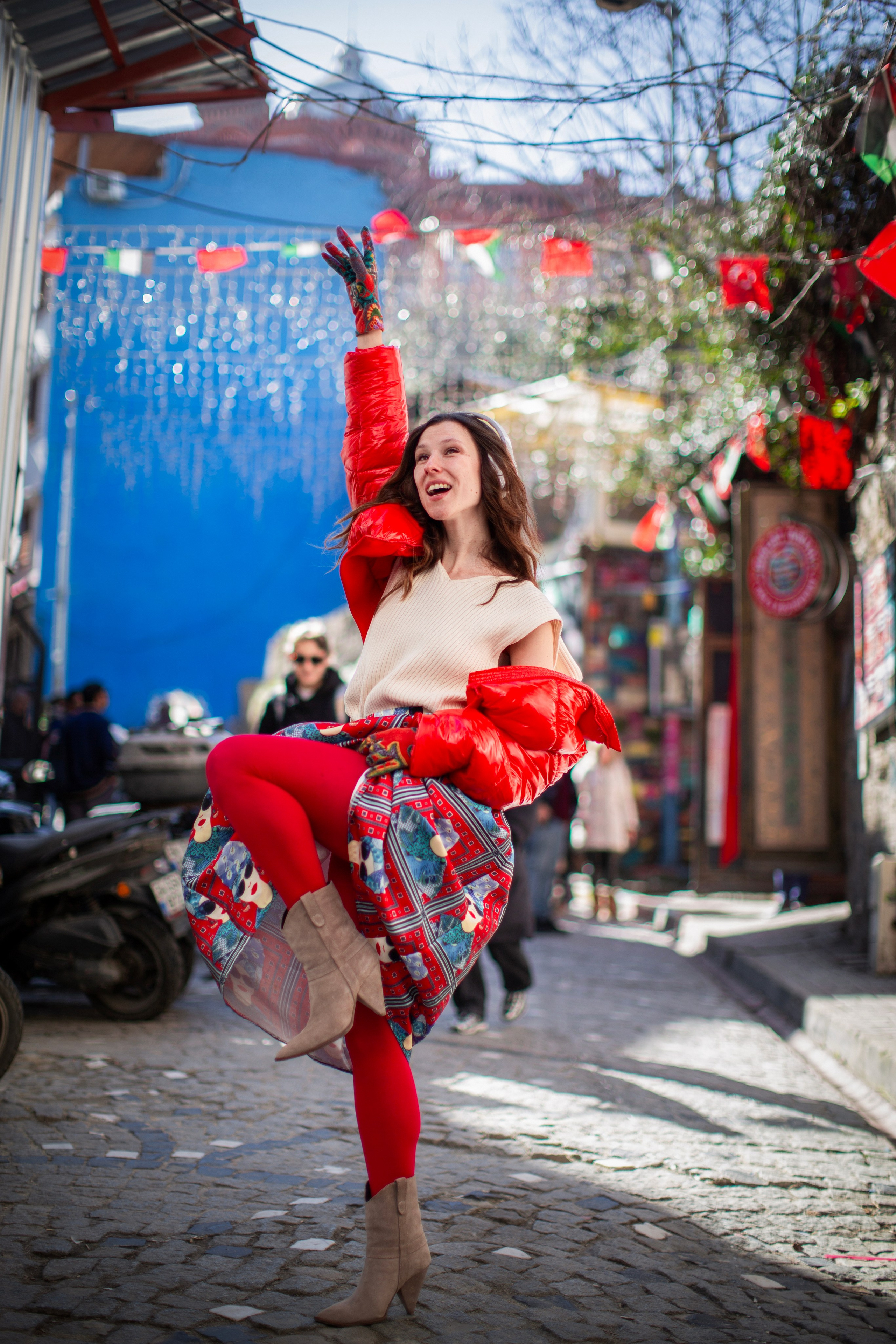 Lifestyle photoshoot in Istanbul Balat | Istanbul street photography aesthetic