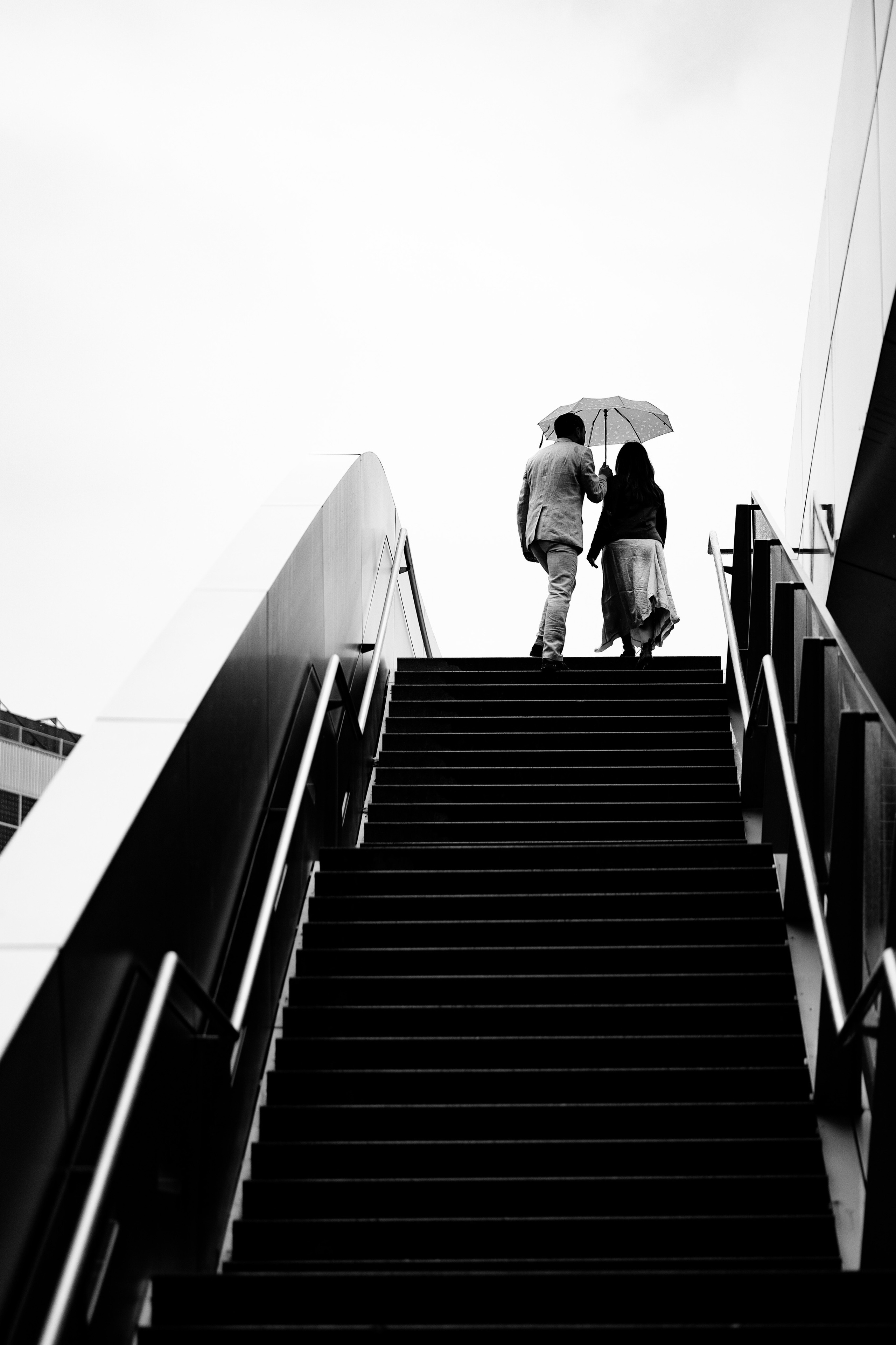 Black and white. Photographer in Munich