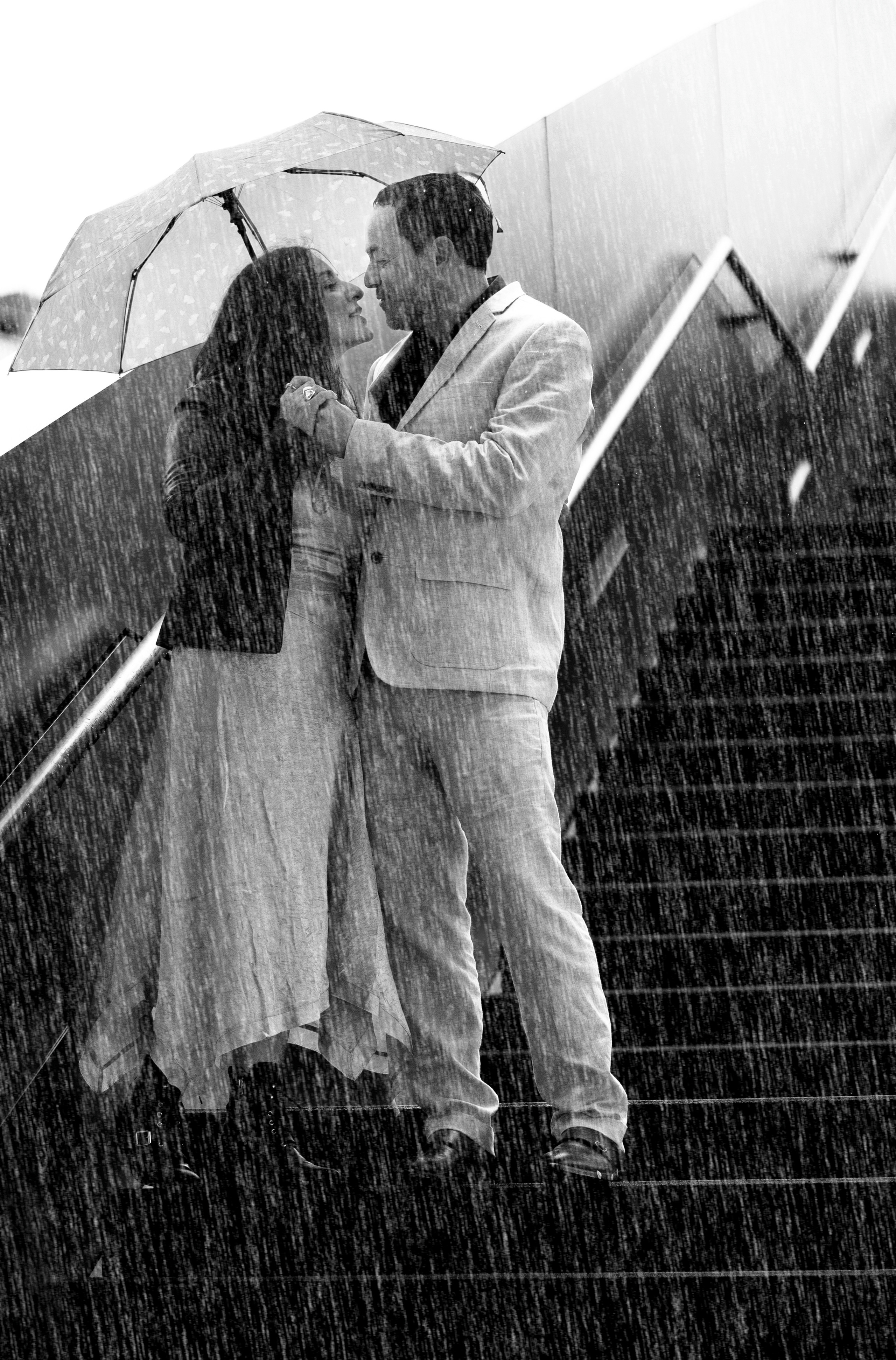 Black and white. Photographer in Munich