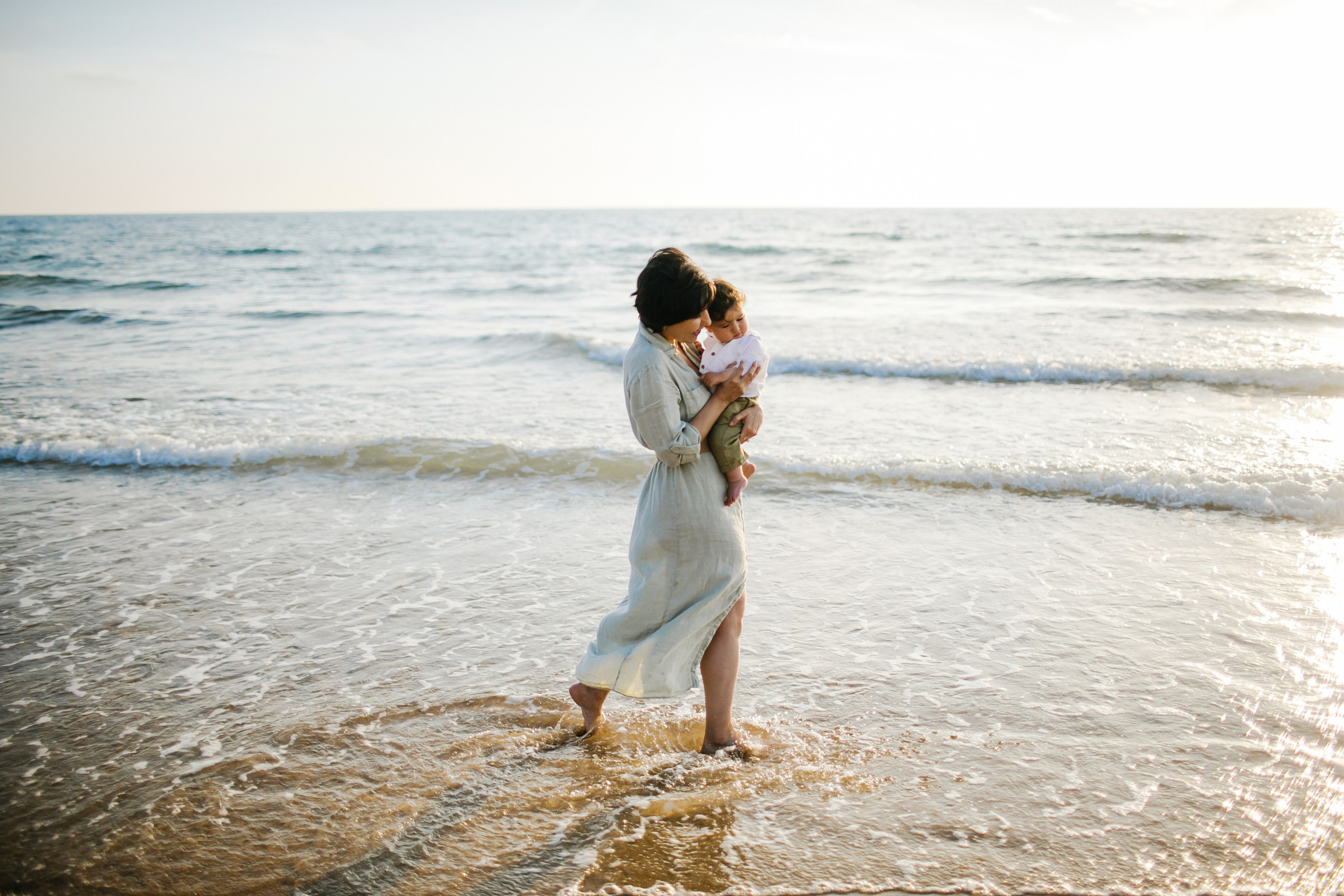 Studentim beach / Eithan 9 month. Family photographer in Israel