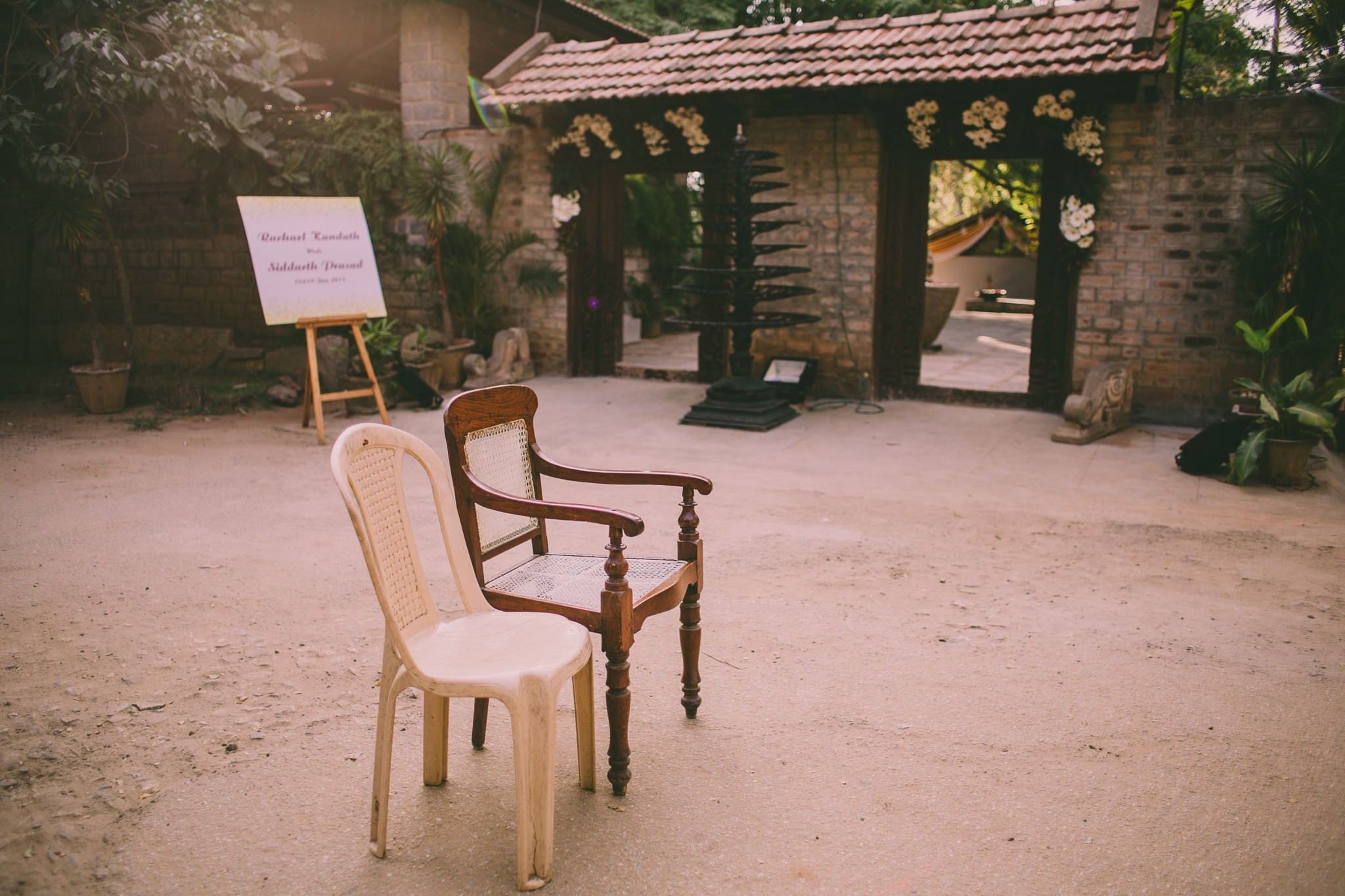 An intimate destination wedding at The Tamarind Tree, J.P Nagar, Bangalore