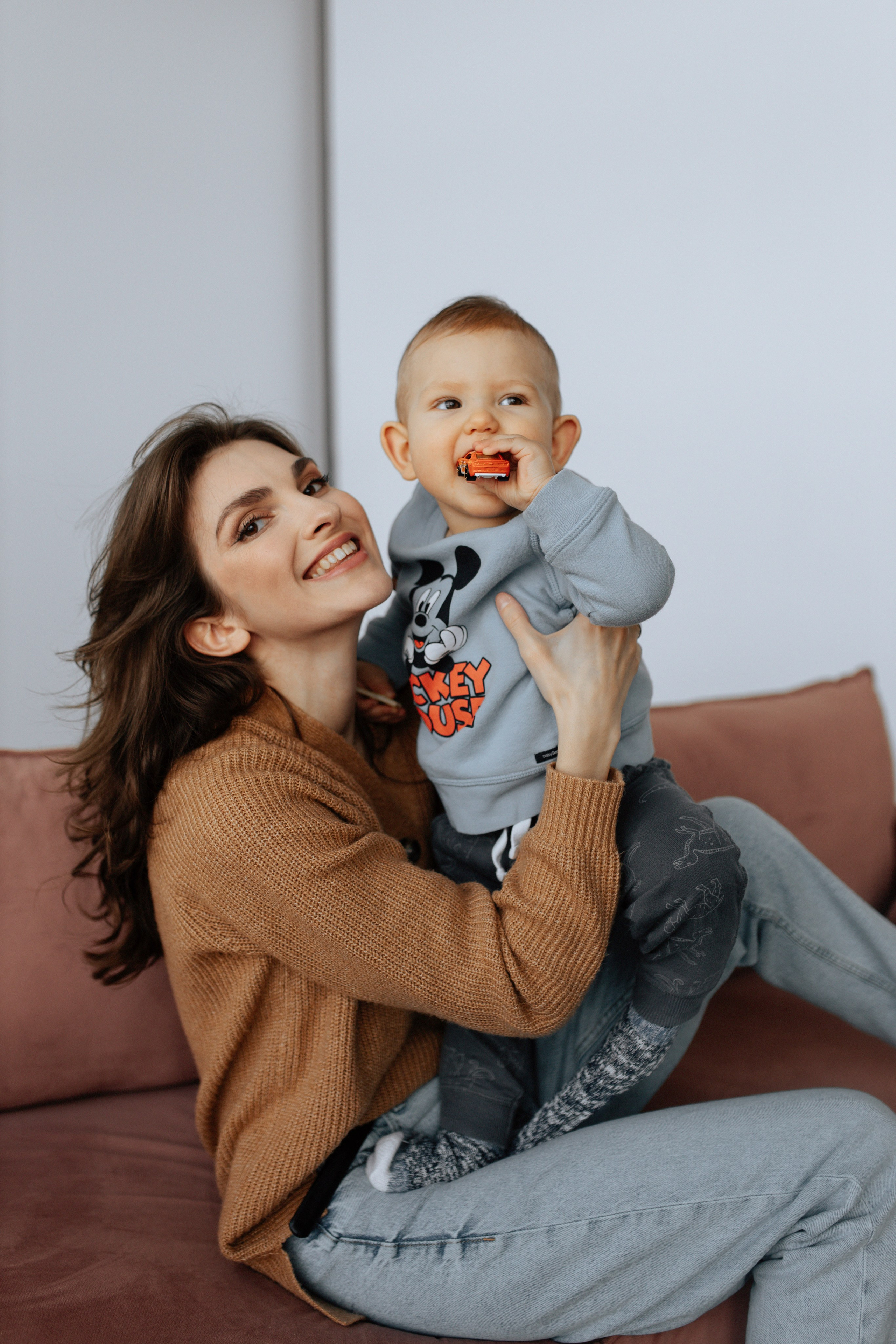 Aleksandr’s first birthday. Home