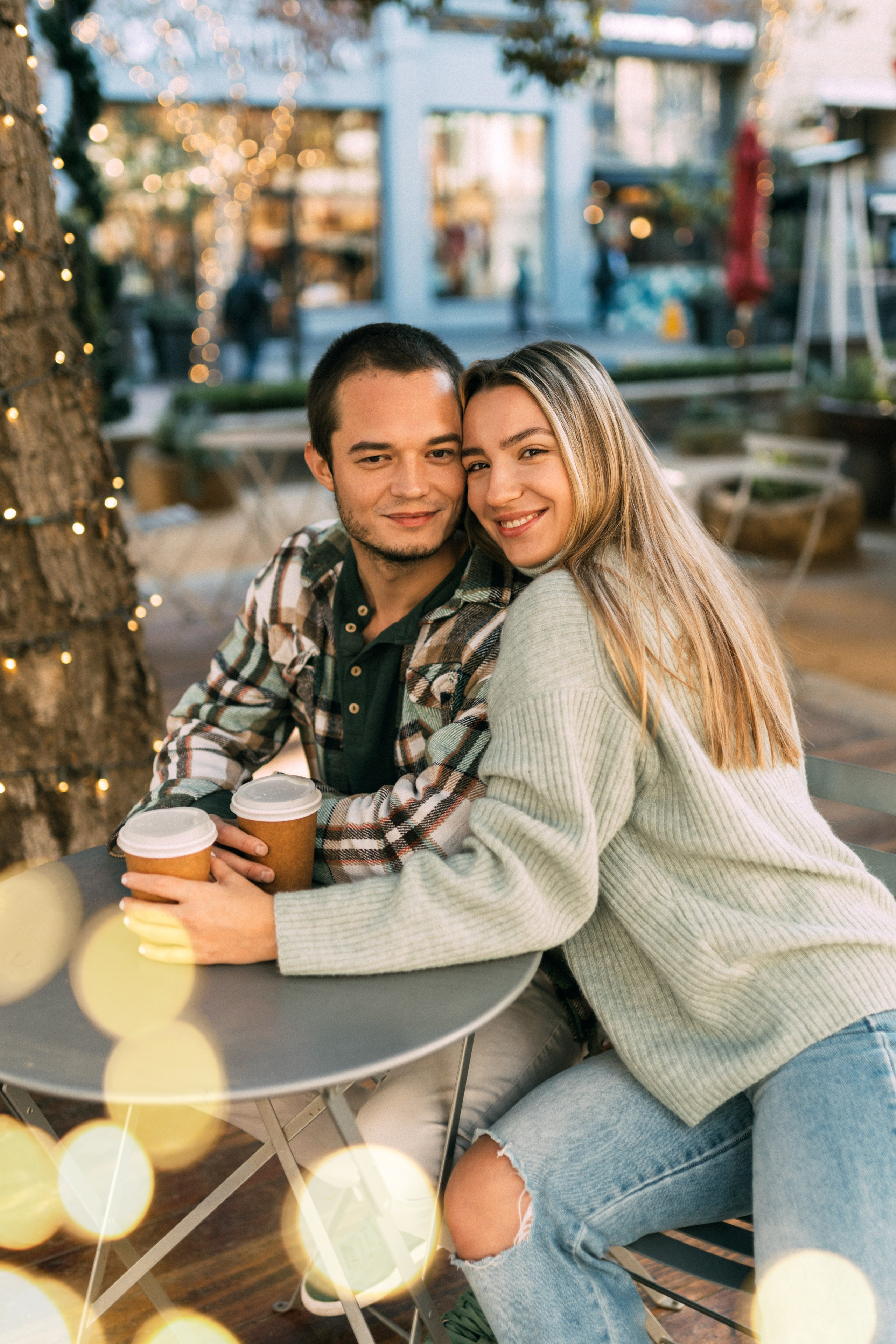 Christmas Santana Row. Maternity, newborn photographer in the Bay Area|Iryna Rakivnenko