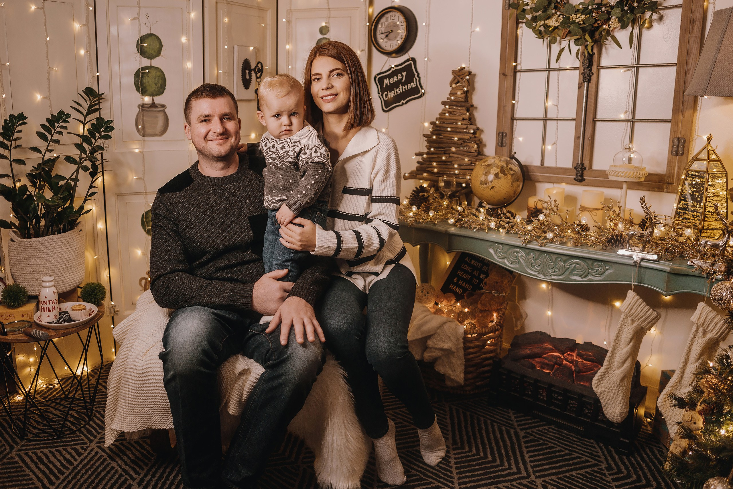 03.12.2023 Christmas Photoshoot. Wedding family event photographer in Chicago Nick Yushevich