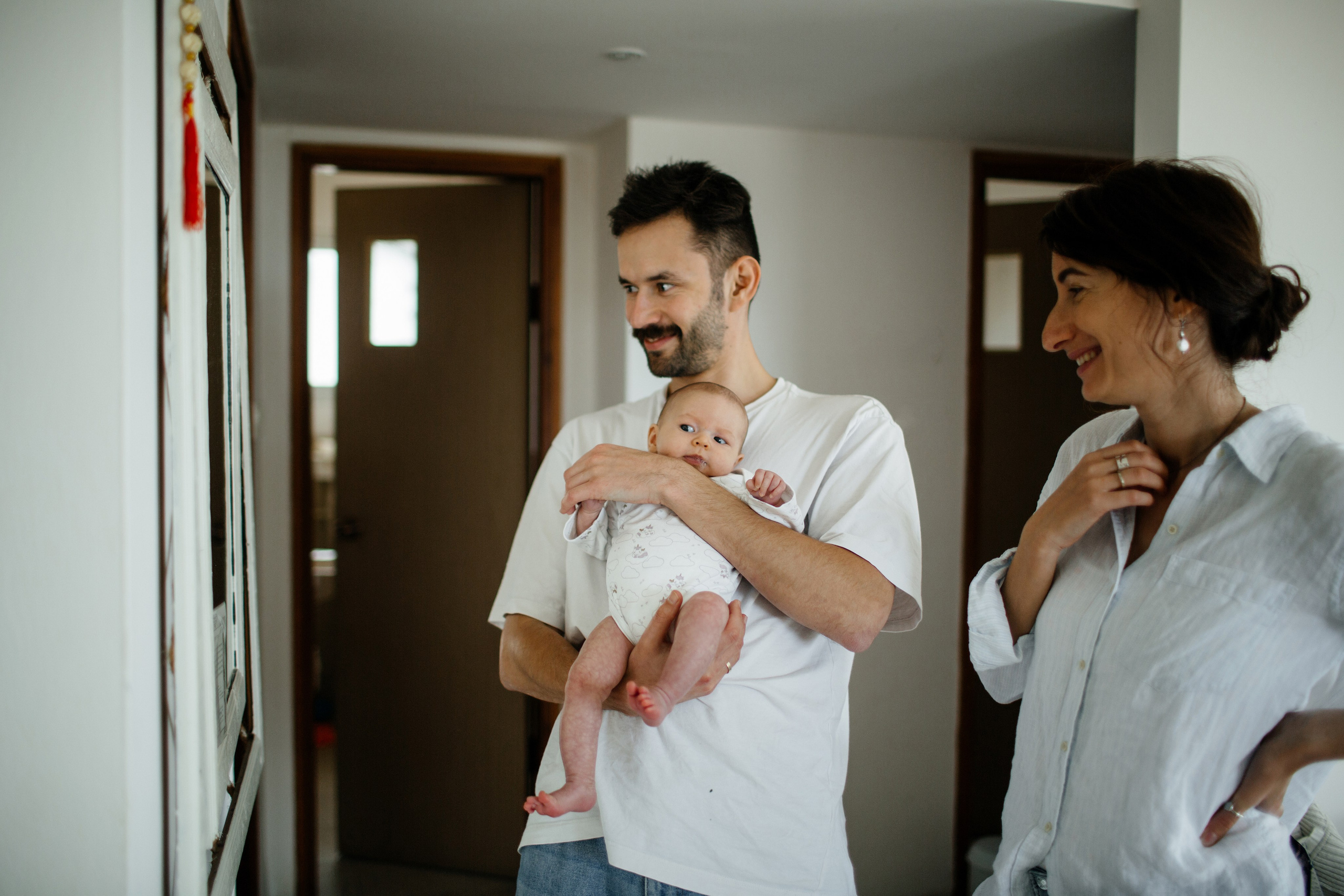 Sweet home / Ayala 3 month. Family photographer in Israel