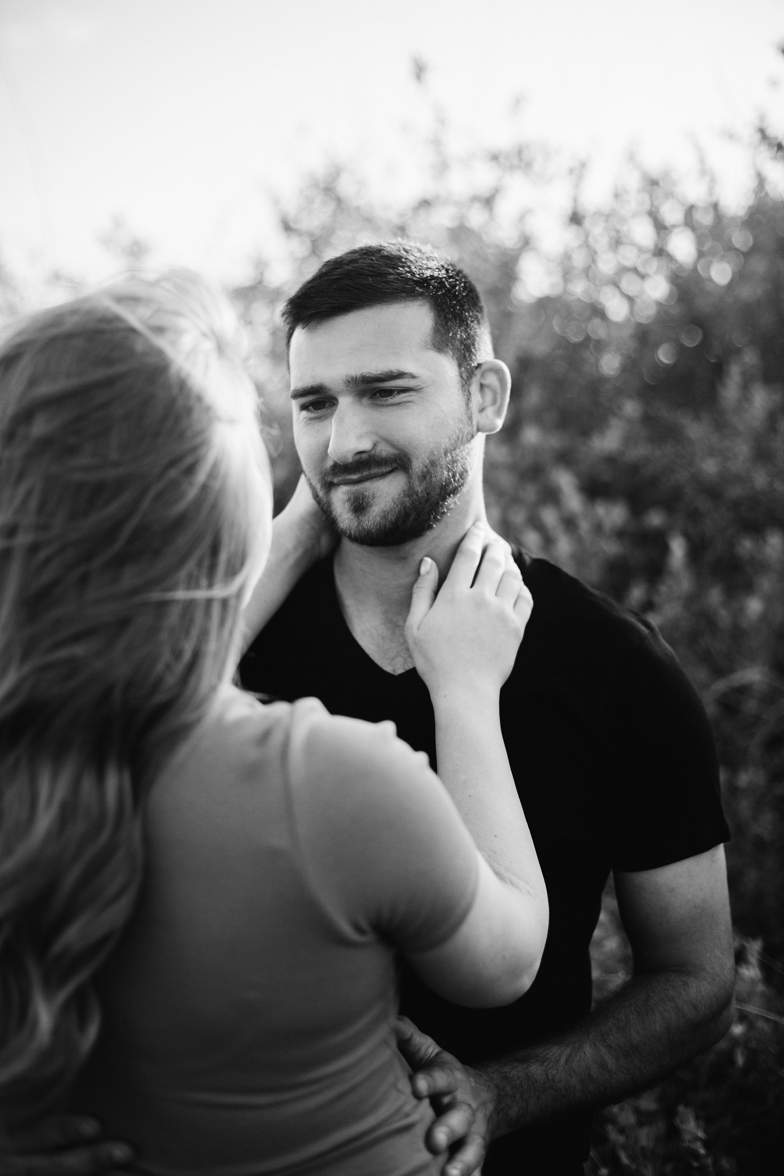 Sasha & Inna at HaBonim beach. Family photographer in Israel