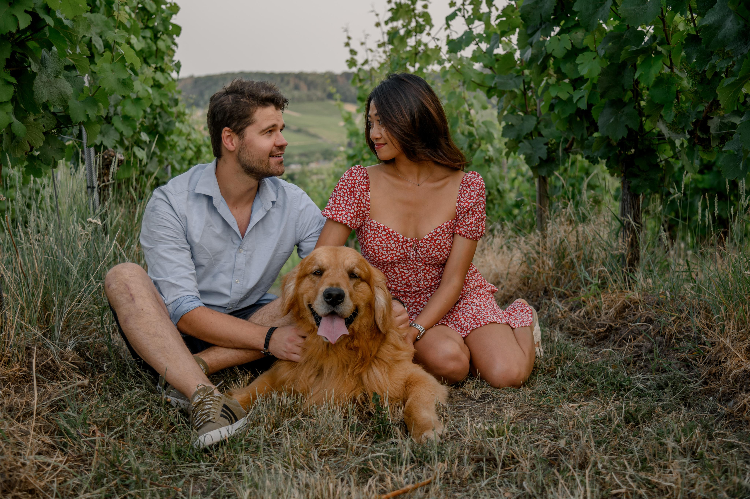 Story about love&dog in Moselle. Photographer in Luxembourg Tanita