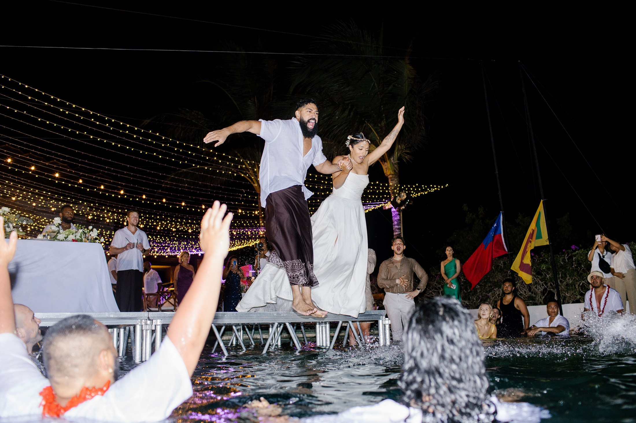 Big funny wedding with guests in paradise Bali island. Get.it.feel — Aesthetic Photography and Videography