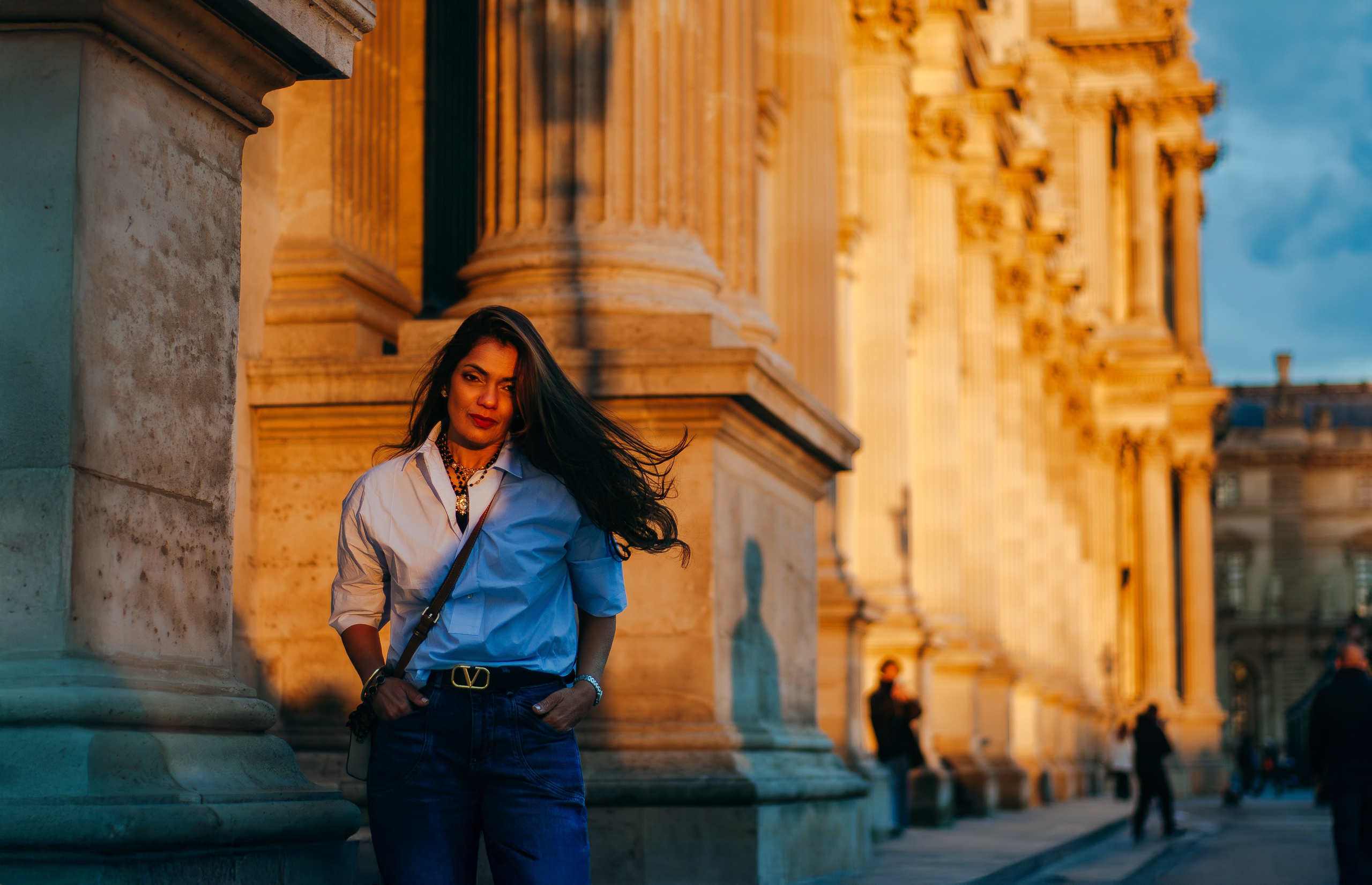 Фотосессия у Лувра. Фотограф в Париже Полина Осипова