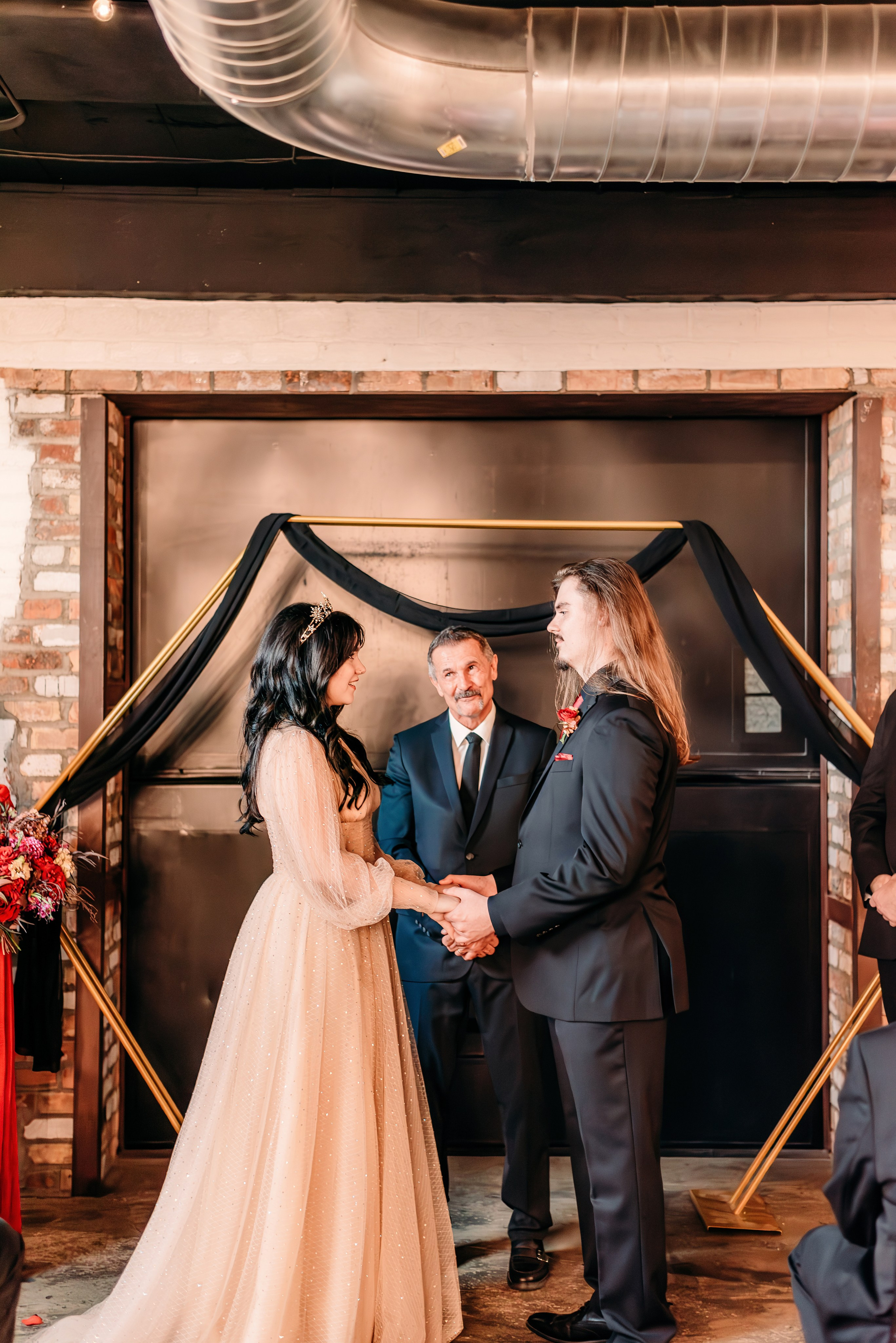 Bold & Dramatic Wedding at The Paper Mill on The Landing | Fort Wayne Wedding Photographer. Alexandria Danielle Photography | Fort Wayne & Indianapolis Wedding Photographer