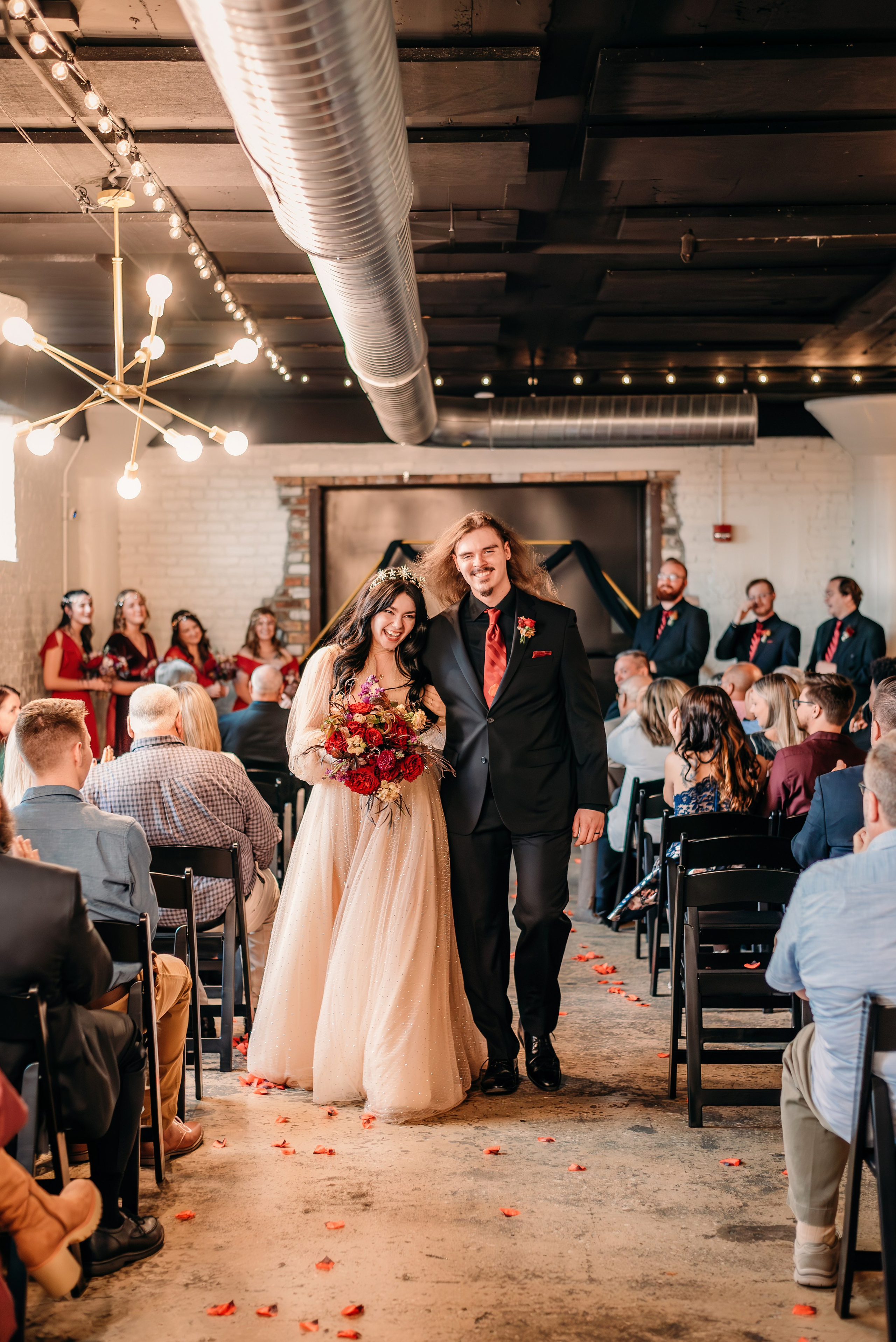 Bold & Dramatic Wedding at The Paper Mill on The Landing | Fort Wayne Wedding Photographer. Alexandria Danielle Photography | Fort Wayne & Indianapolis Wedding Photographer