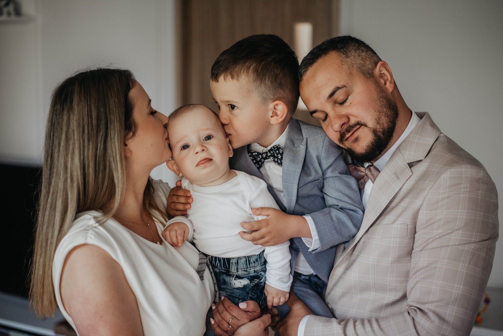 Chrzest Święty Leosia. Dominika Strachacka Fotografia | Fotograf ślubny i rodzinny Opole Lubelskie Lublin