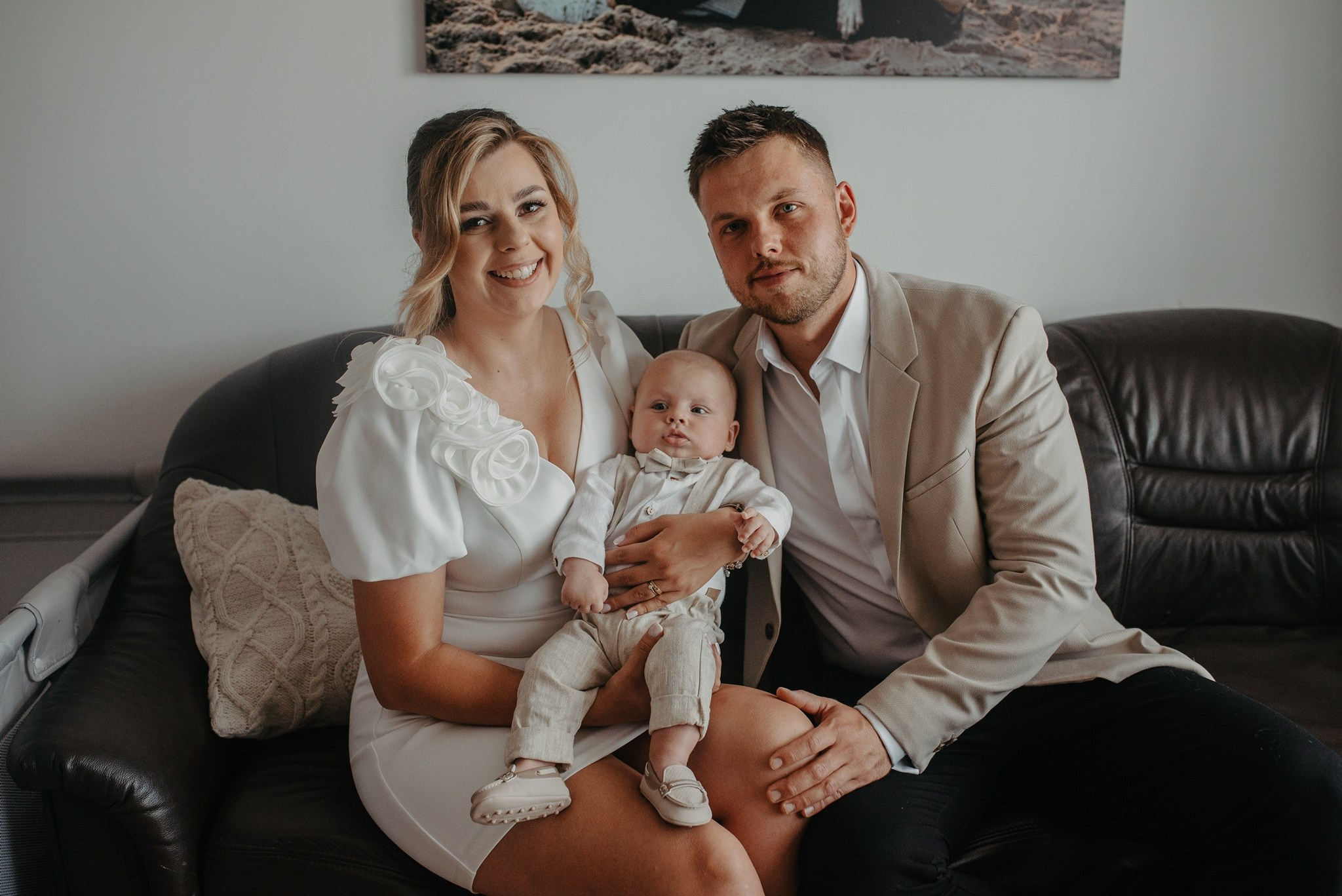 Chrzest Św. Jasia. Dominika Strachacka Fotografia | Fotograf ślubny i rodzinny Opole Lubelskie Lublin