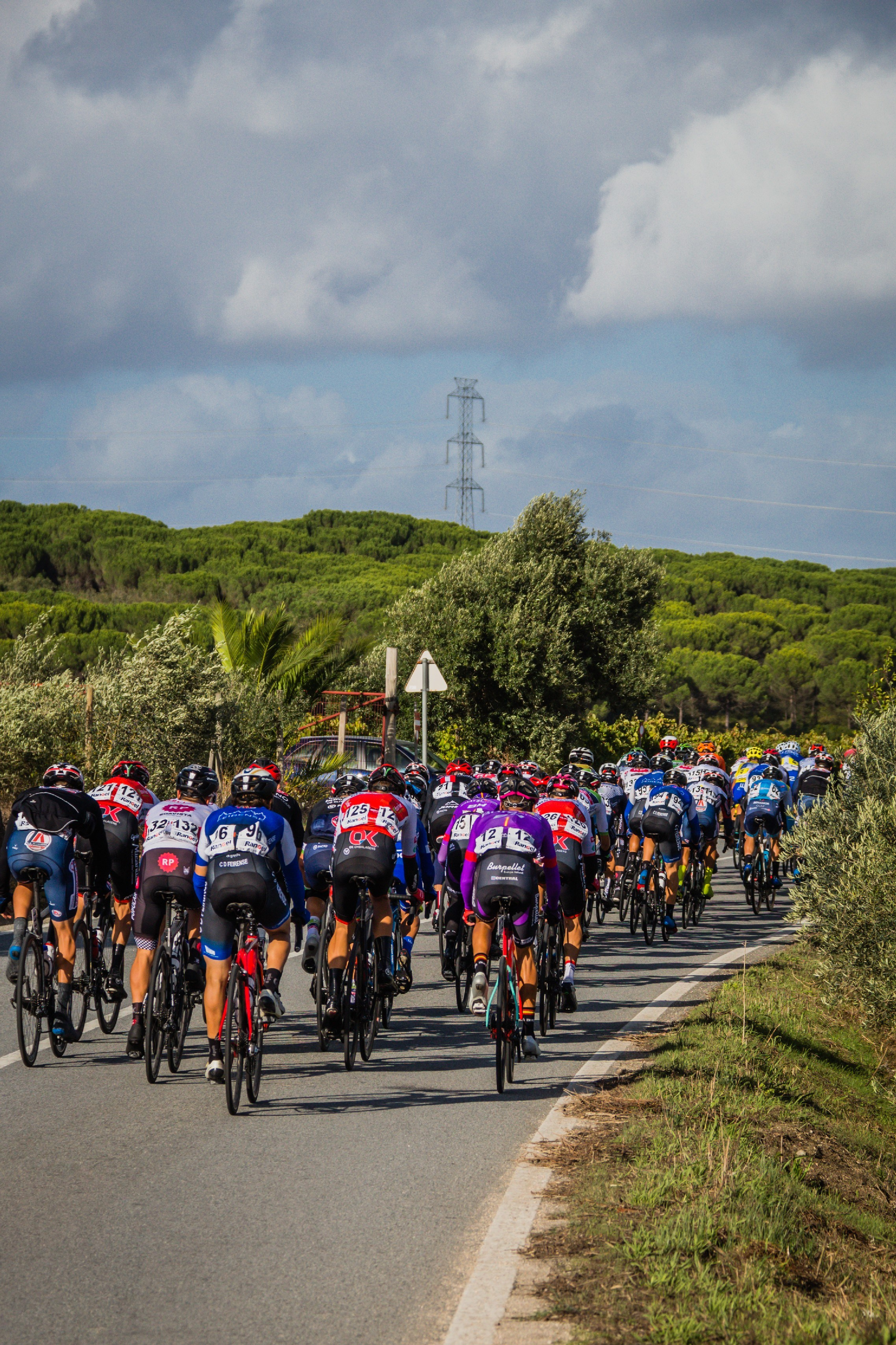 Cycling Volta a Portugal at Anadia area, Portugal