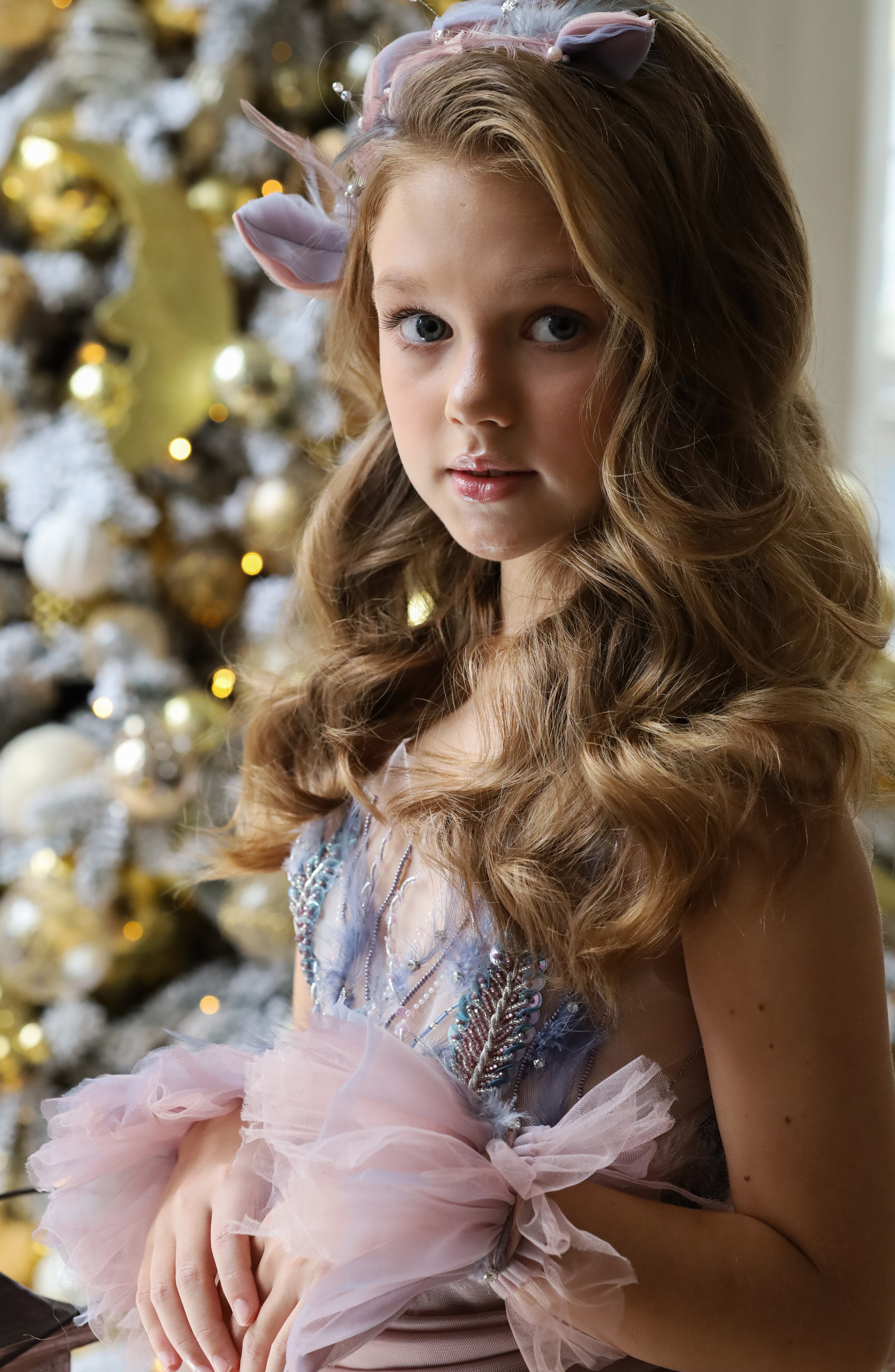 Рождественская фотосессия для детей и родителей. Семейная рождественская фотосессия, Тампа , Флорида