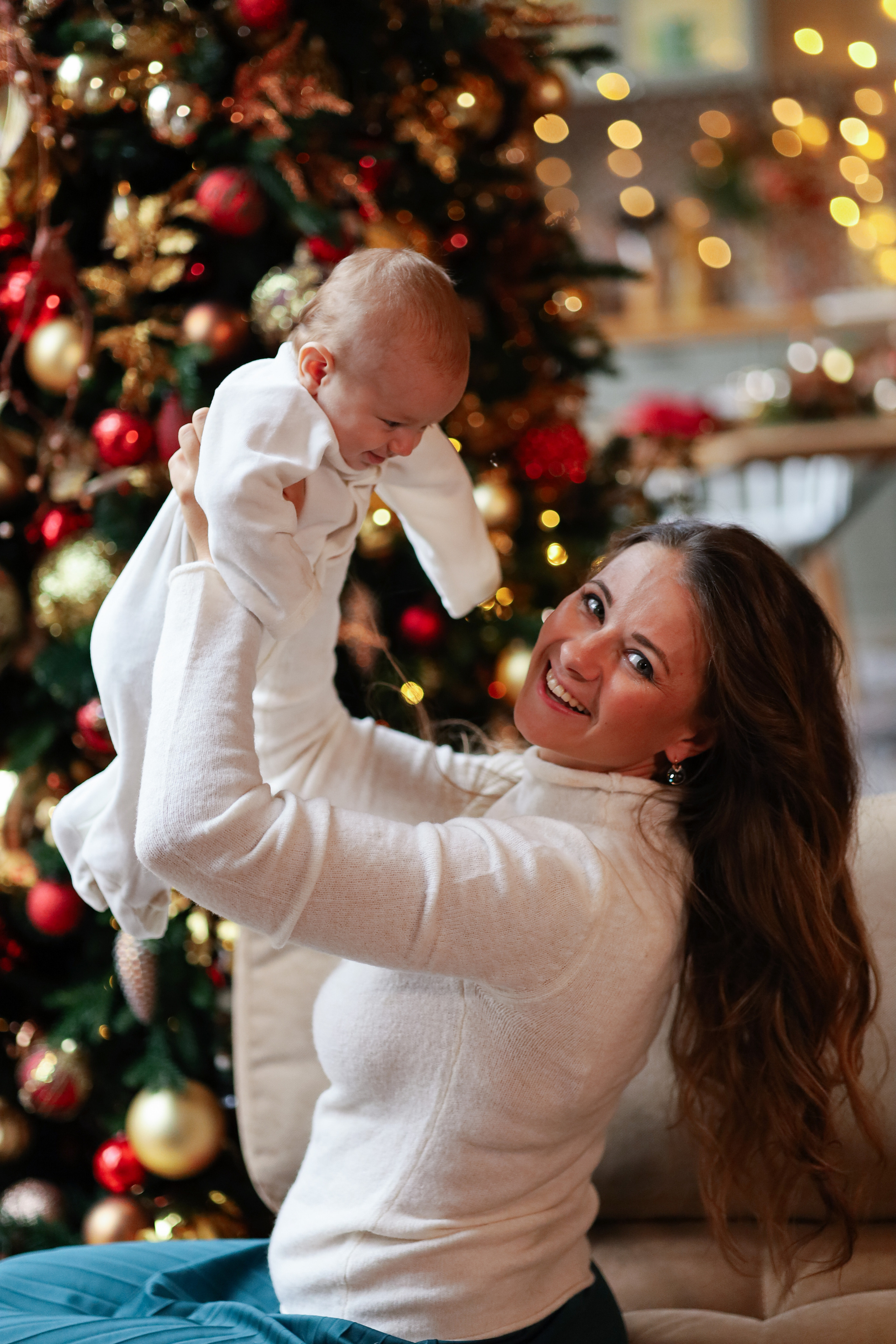 Рождественская фотосессия для детей и родителей. Семейная рождественская фотосессия 